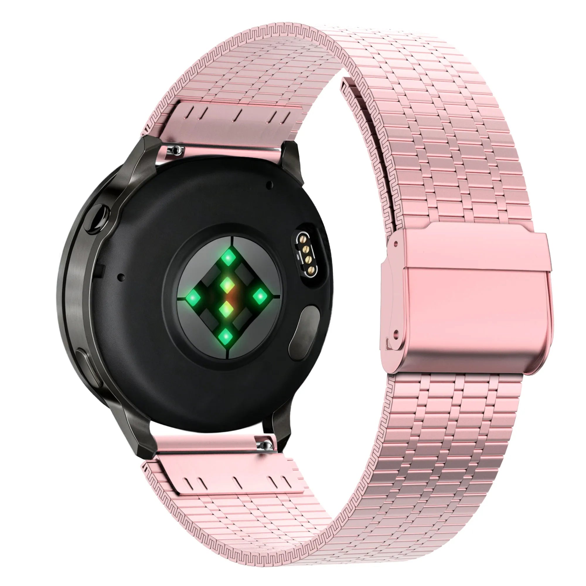 Bandz Bracelet acier ajustable Garmin Forerunner 170 (rose)