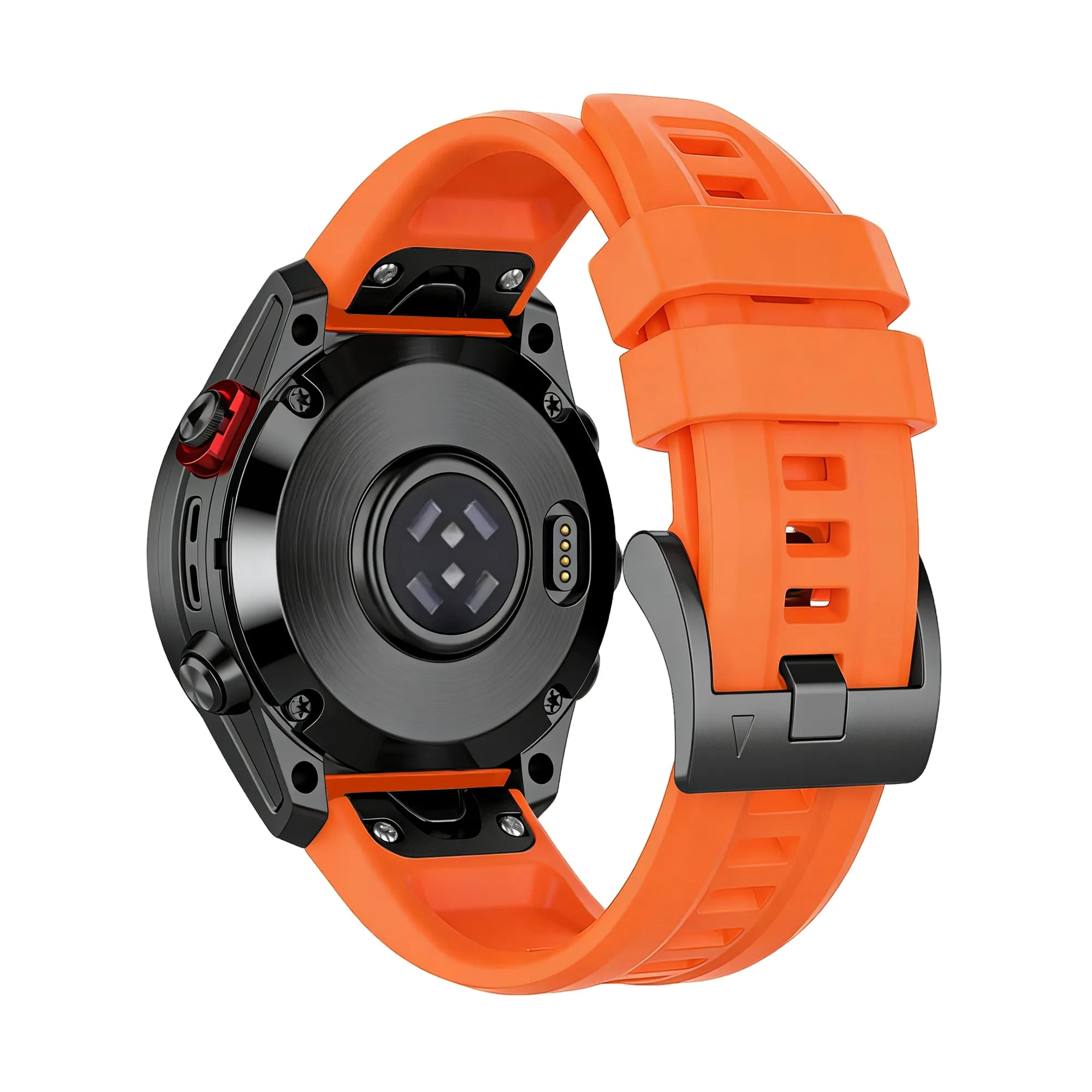 Bandz Garmin Fenix 7s Silicone Strap 'Classic' (Orange)