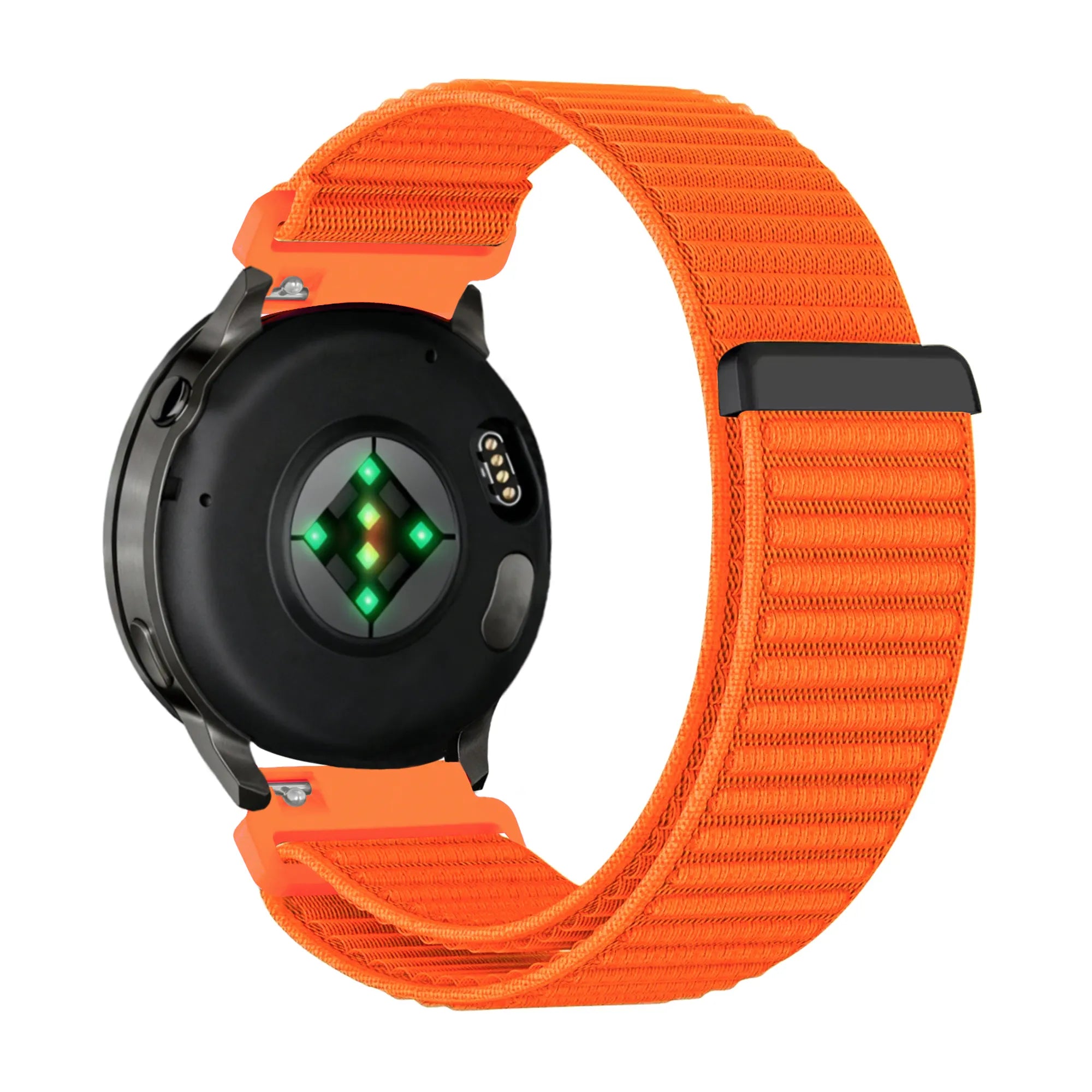 Bandz Bracelet nylon ondulé Garmin Forerunner 255s (orange)