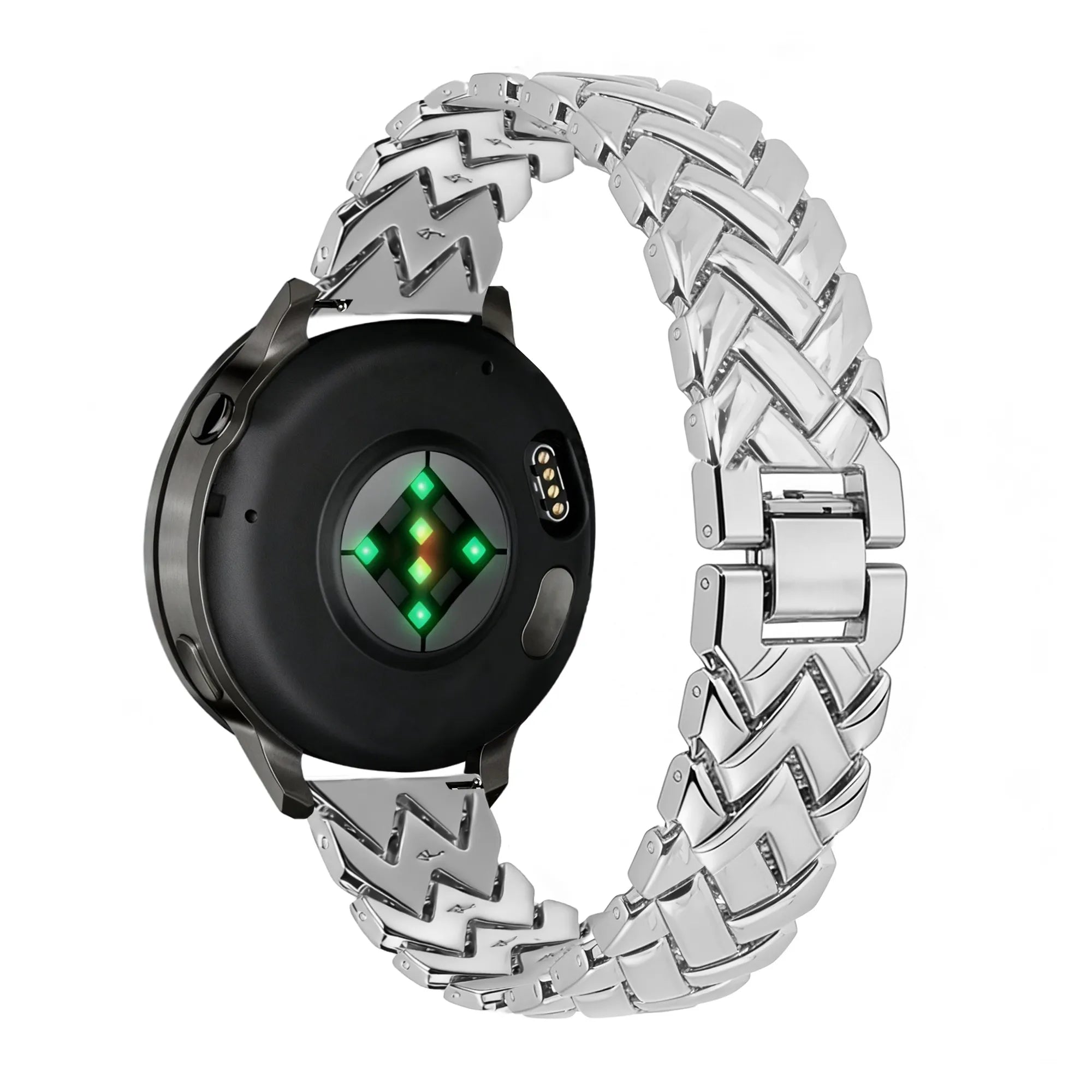 Bandz Bracelet metal 'V-Type' Oppo Watch X2 Mini (argent)