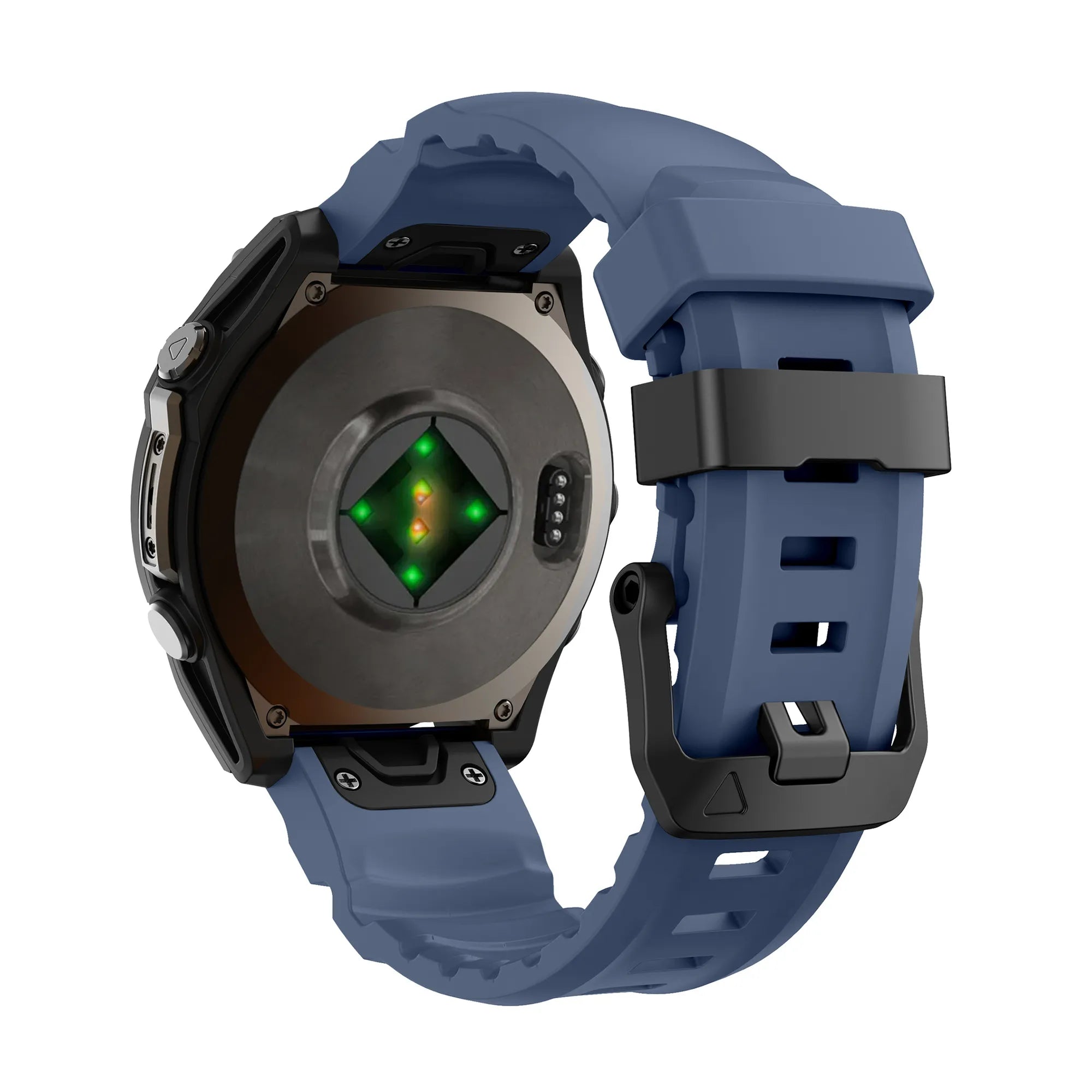 Garmin Quatix 3 / 6x / 7x Solar Trail Silicone Strap (Dark Blue)