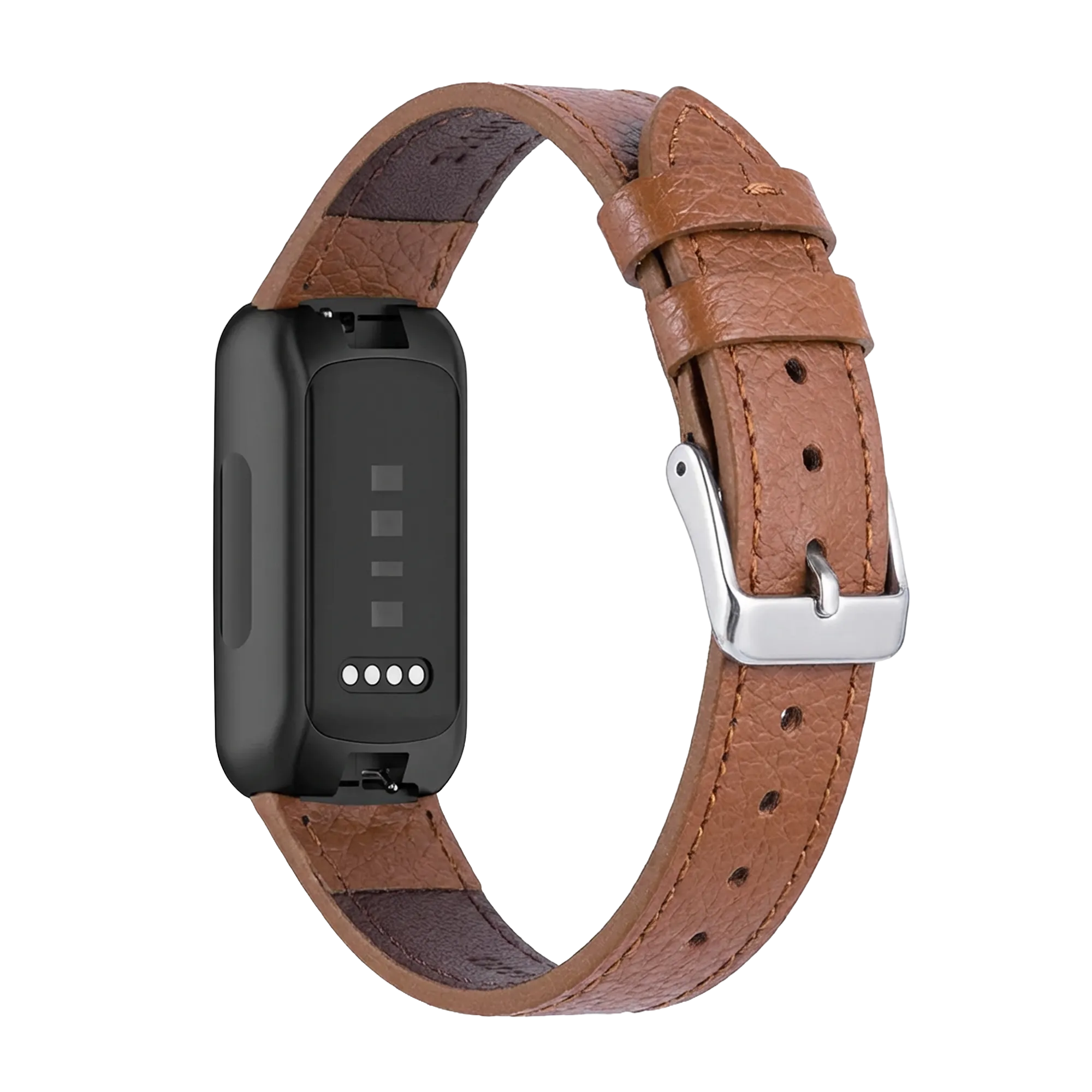 Fitbit Inspire 3 Leather Strap (Brown)