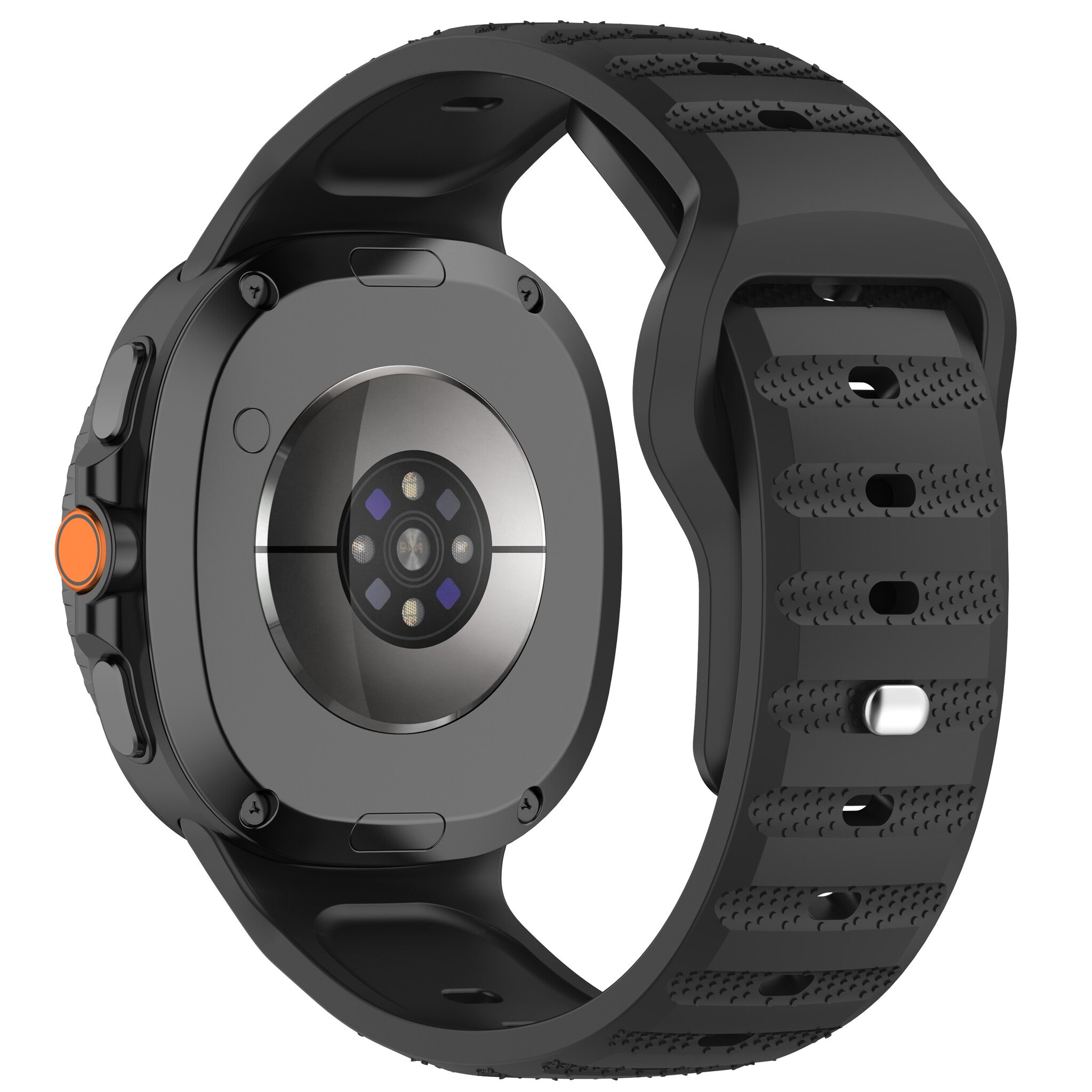 Samsung Galaxy Watch 9 - 44mm Outdoor Silicone Strap (Black)