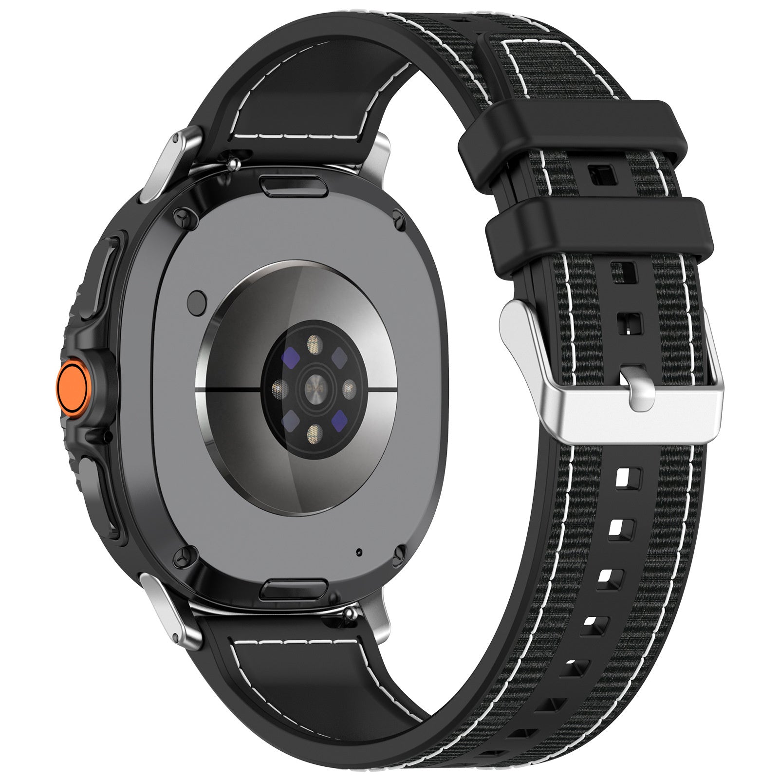 Bracelet nylon hybride Samsung Galaxy Watch 9 - 40mm (noir)
