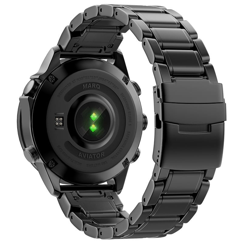 Bracelet titane premium Garmin Quatix 8 Pro - 47mm (noir)