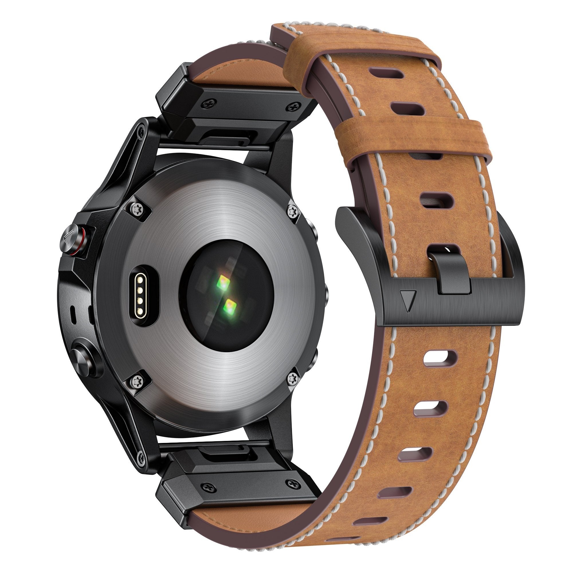 Garmin Approach S70 - 47mm Genuine Leather Strap (Brown)