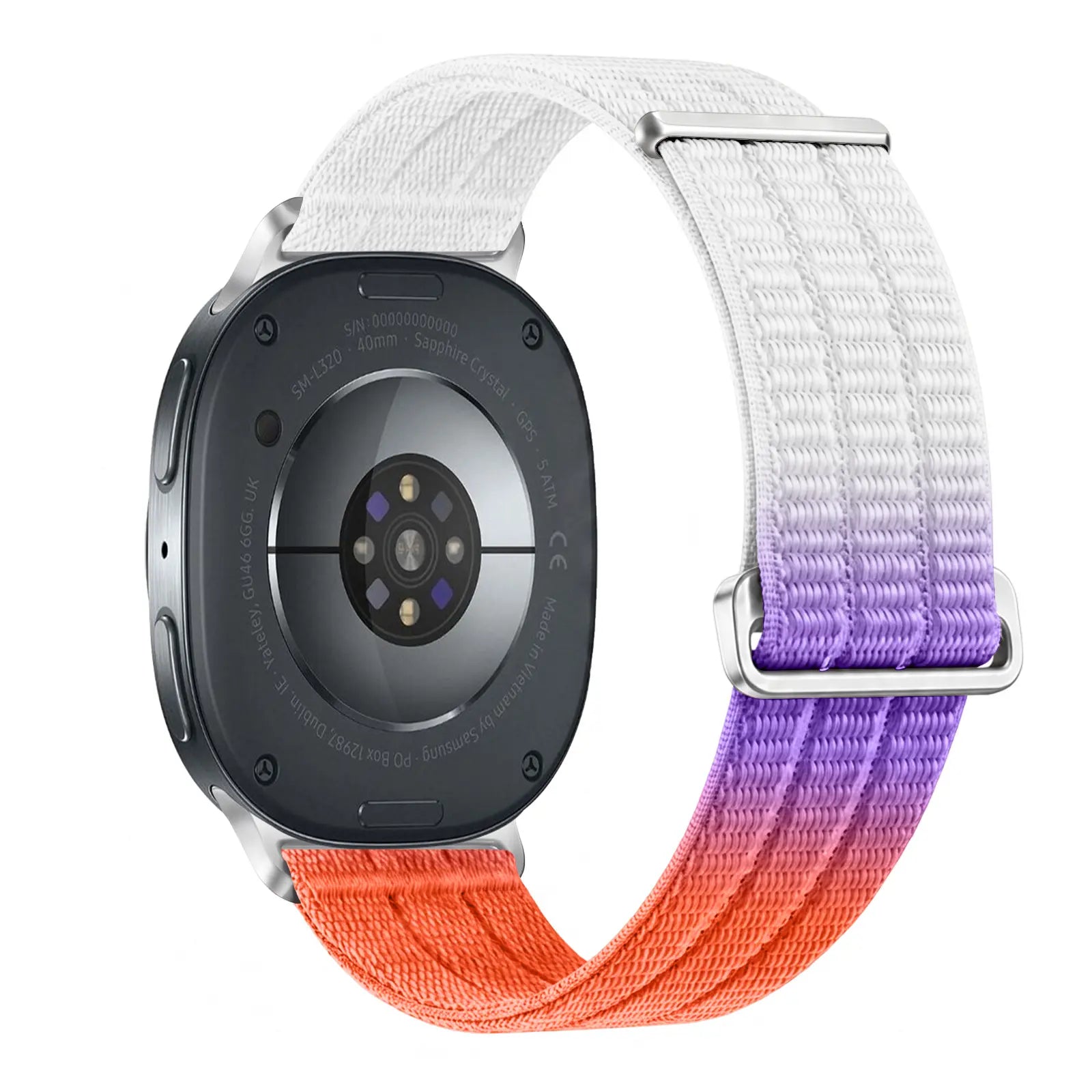 Bracelet nylon air Samsung Galaxy Watch 9 - 44mm (orange dégradé )