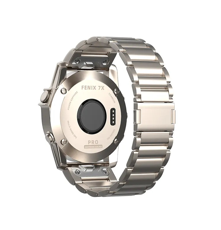 Bracelet en titane magnétique Garmin Tactix 7 Pro (titane)