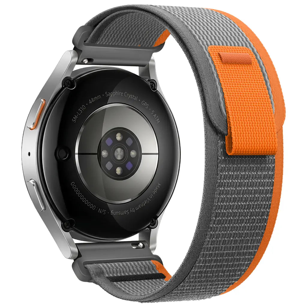 Bracelet nylon trail Huawei Watch GT 7 Pro (gris/orange)
