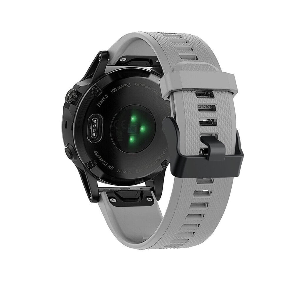 Bracelet silicone Garmin Fenix 8 Pro - 47mm (gris)