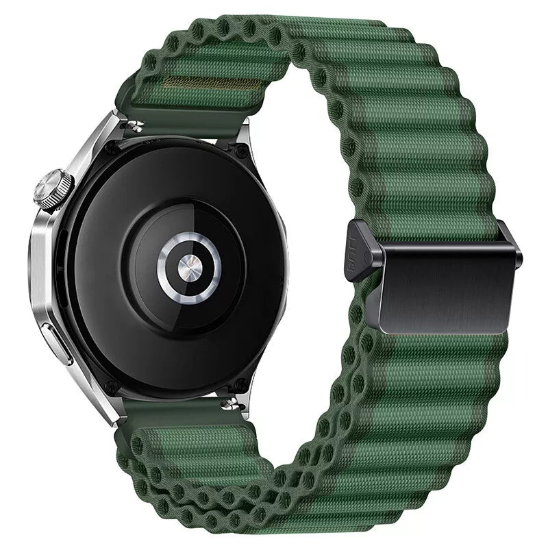 Bracelet nylon Outdoor Samsung Galaxy Watch 7 - 40mm (vert foncé)
