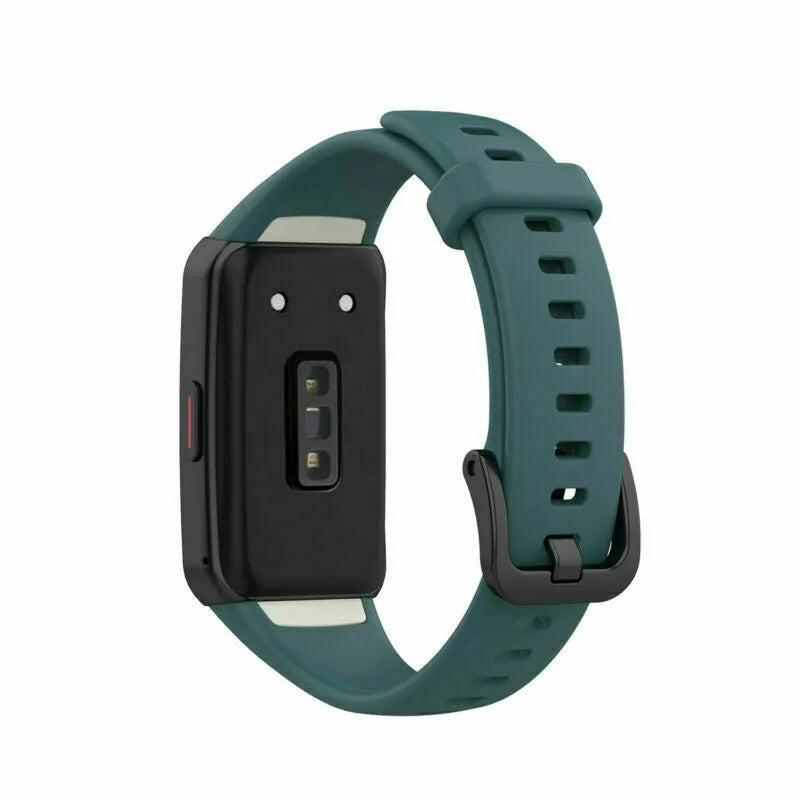Silicone Strap, on a watch, 3/4 rear view