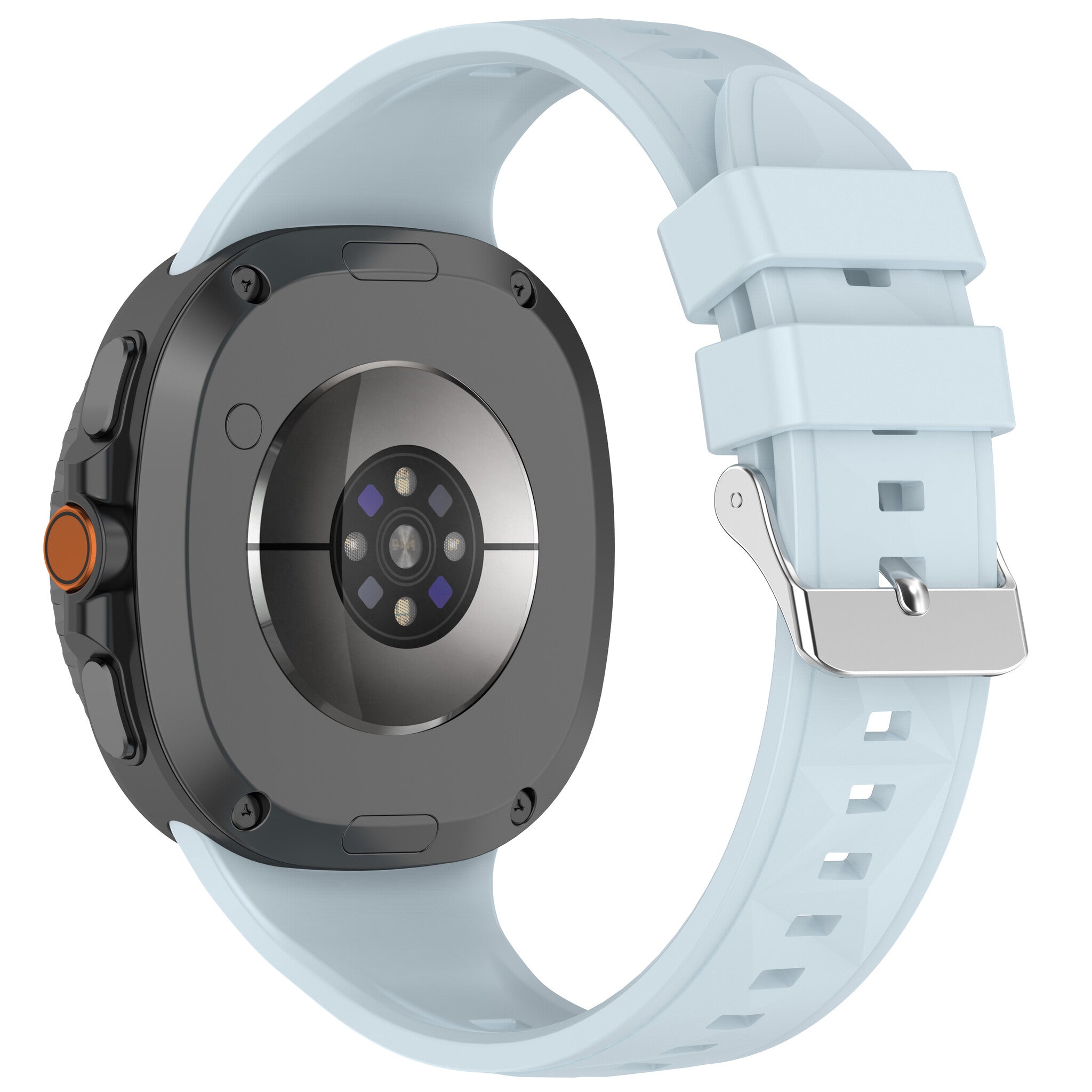 Bracelet silicone Diamant Samsung Galaxy Watch 8 Classic (bleu clair)