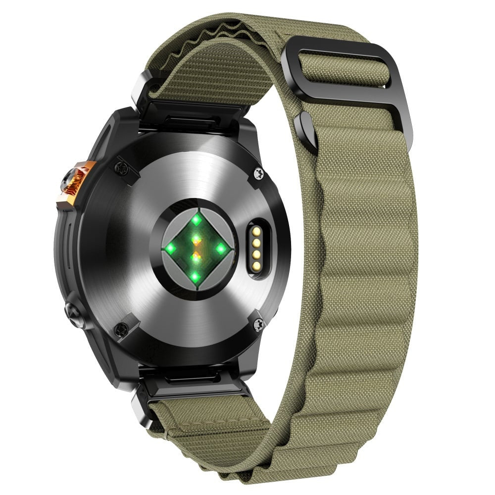 Bracelet Alpine Garmin Quatix 8 - 51mm (vert olive)