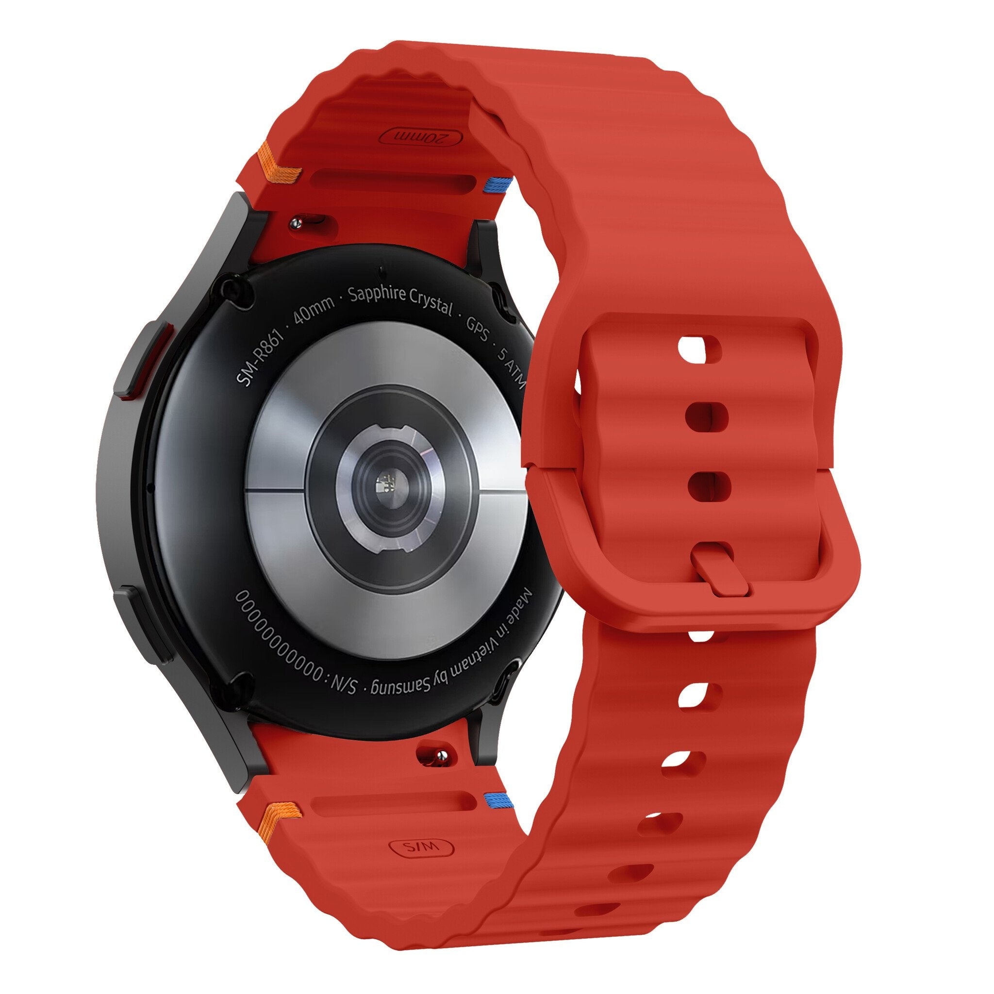 Bracelet Wave Samsung Galaxy Watch 4 Classic 42mm (rouge)