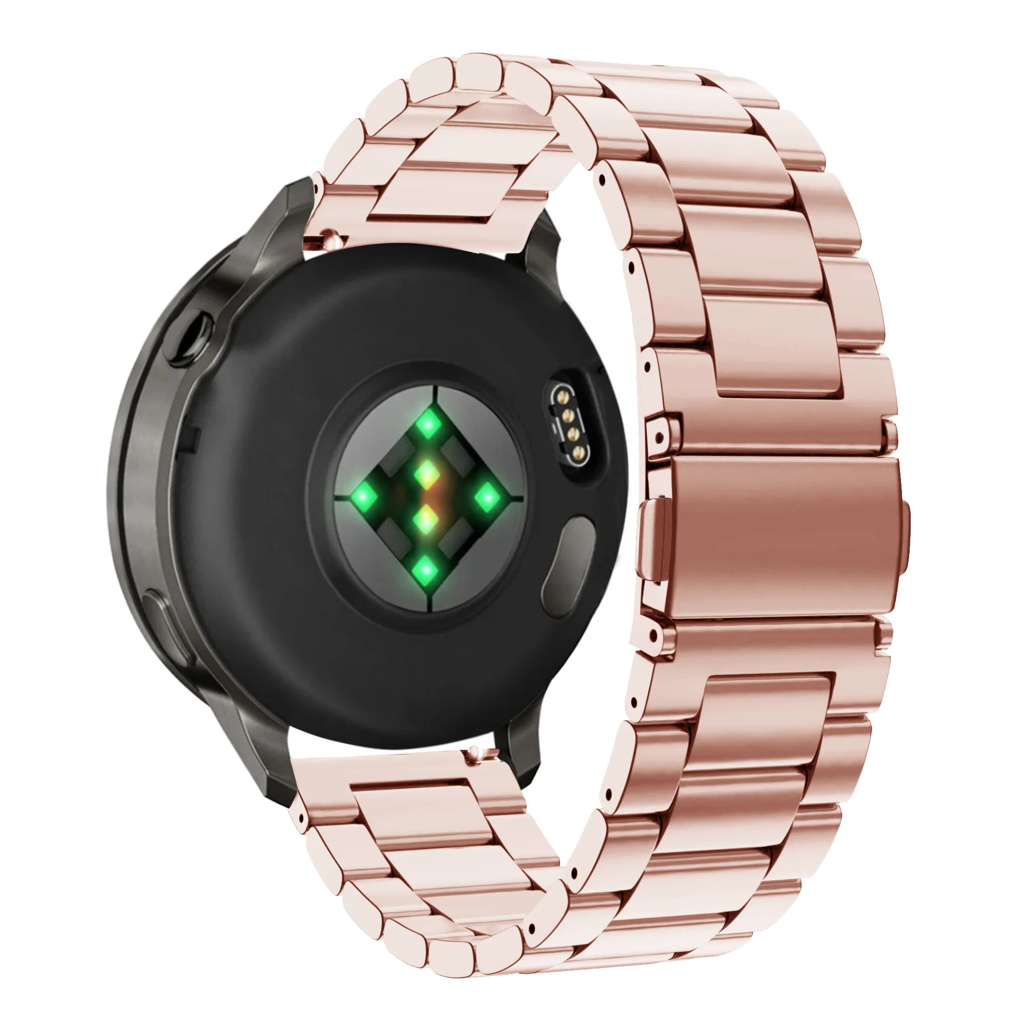 Bandz Bracelet acier 'Classic' Garmin Approach S42 (rose)
