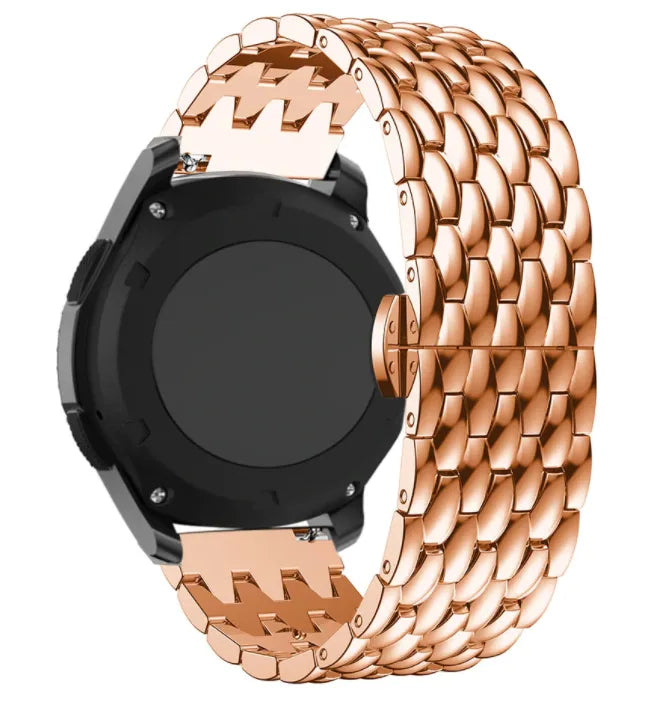 Bracelet acier 'Dragon' Xiaomi Watch 2 (rose or)