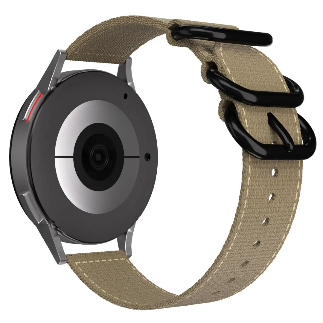 Bracelet nylon avec boucle Oppo Watch X (kaki)