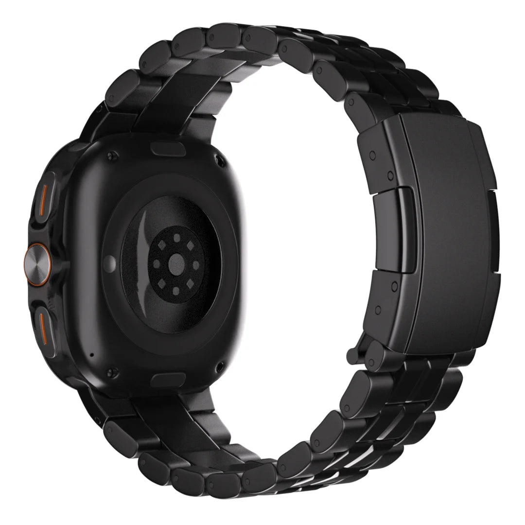 Samsung Galaxy Watch Ultra 'Square' Titanium Strap (Black)