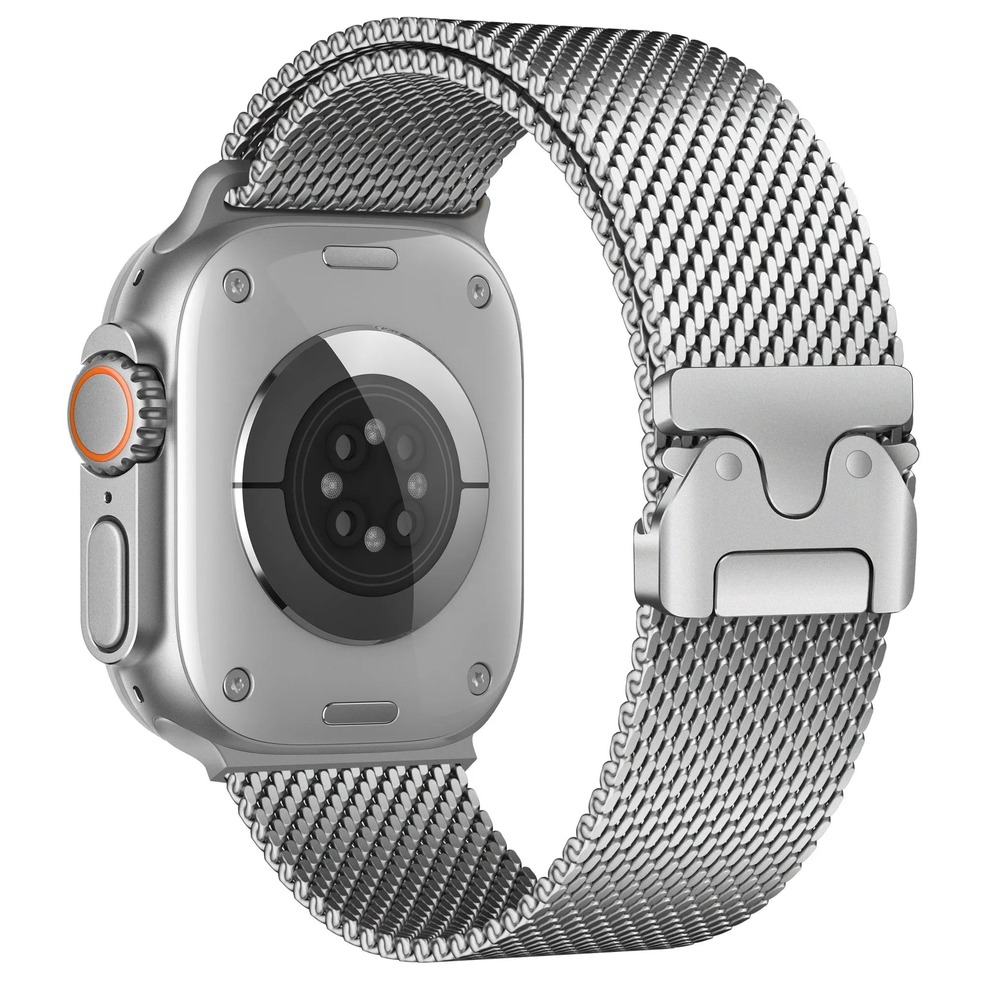 Bracelet Milanais Modern Apple Watch (argent)