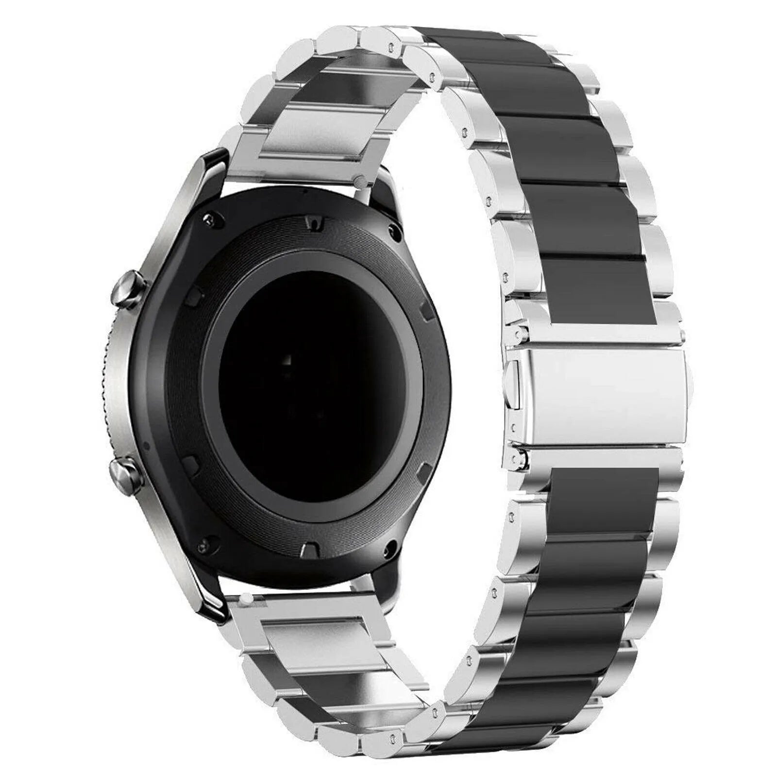 Bracelet acier Oppo Watch X2 Mini (argent/noir)