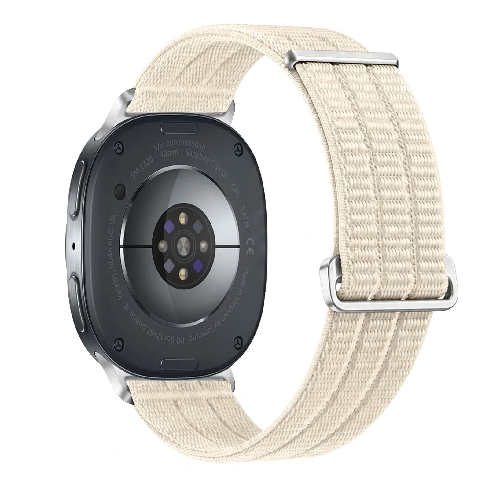Bracelet nylon air Samsung Galaxy Watch 8 Classic (lumière stellaire)