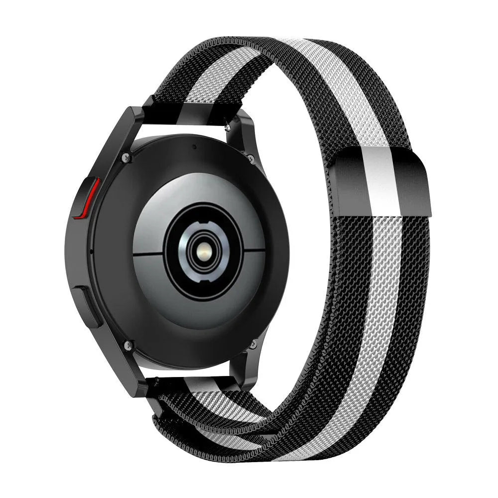 Oppo Watch X Milanese Strap (Black/White)