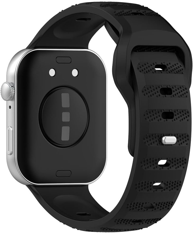 Bracelet silicone Outdoor Huawei Watch Fit 4 (noir)