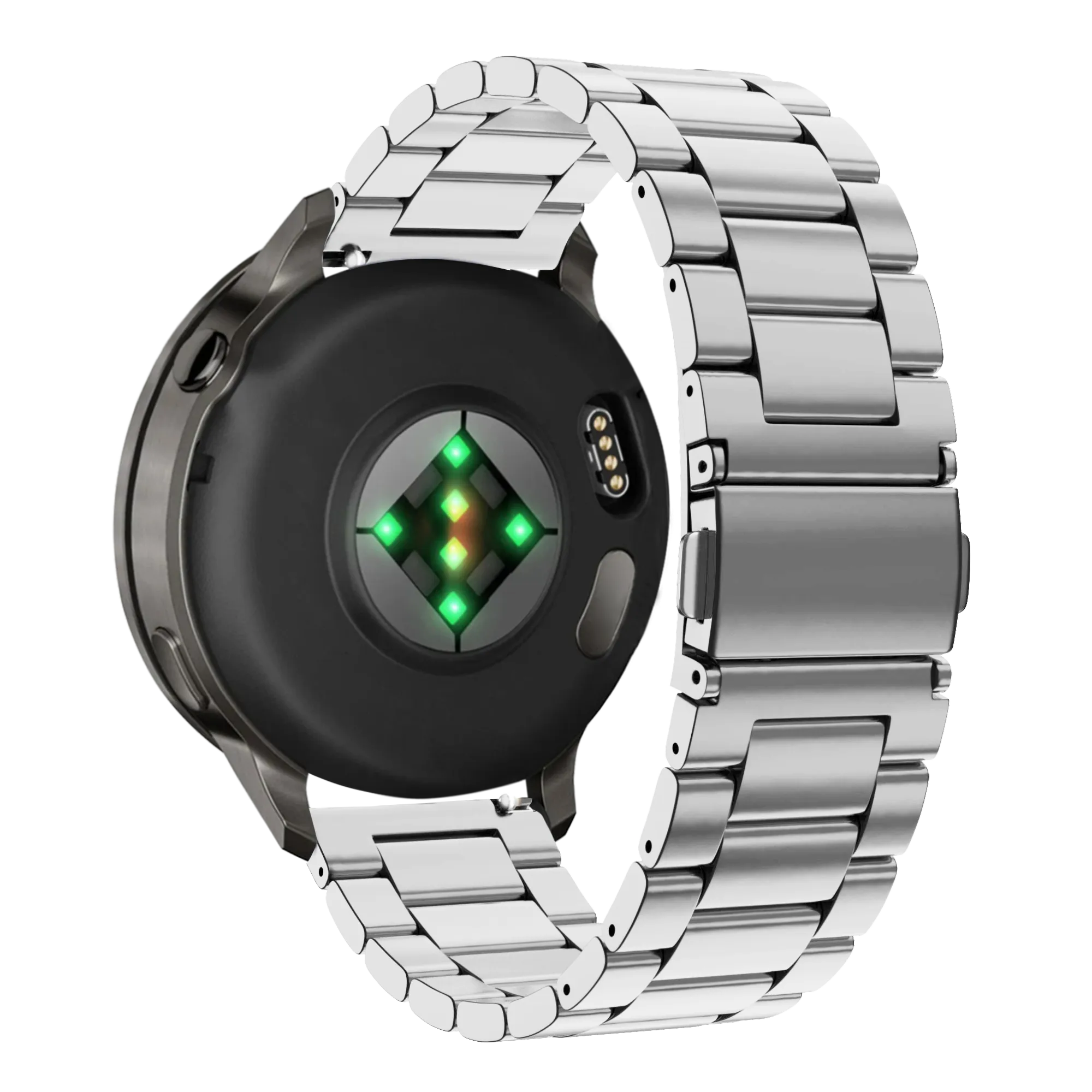 Bandz Garmin D2 Air X15 Steel Strap 'Classic' (Silver)