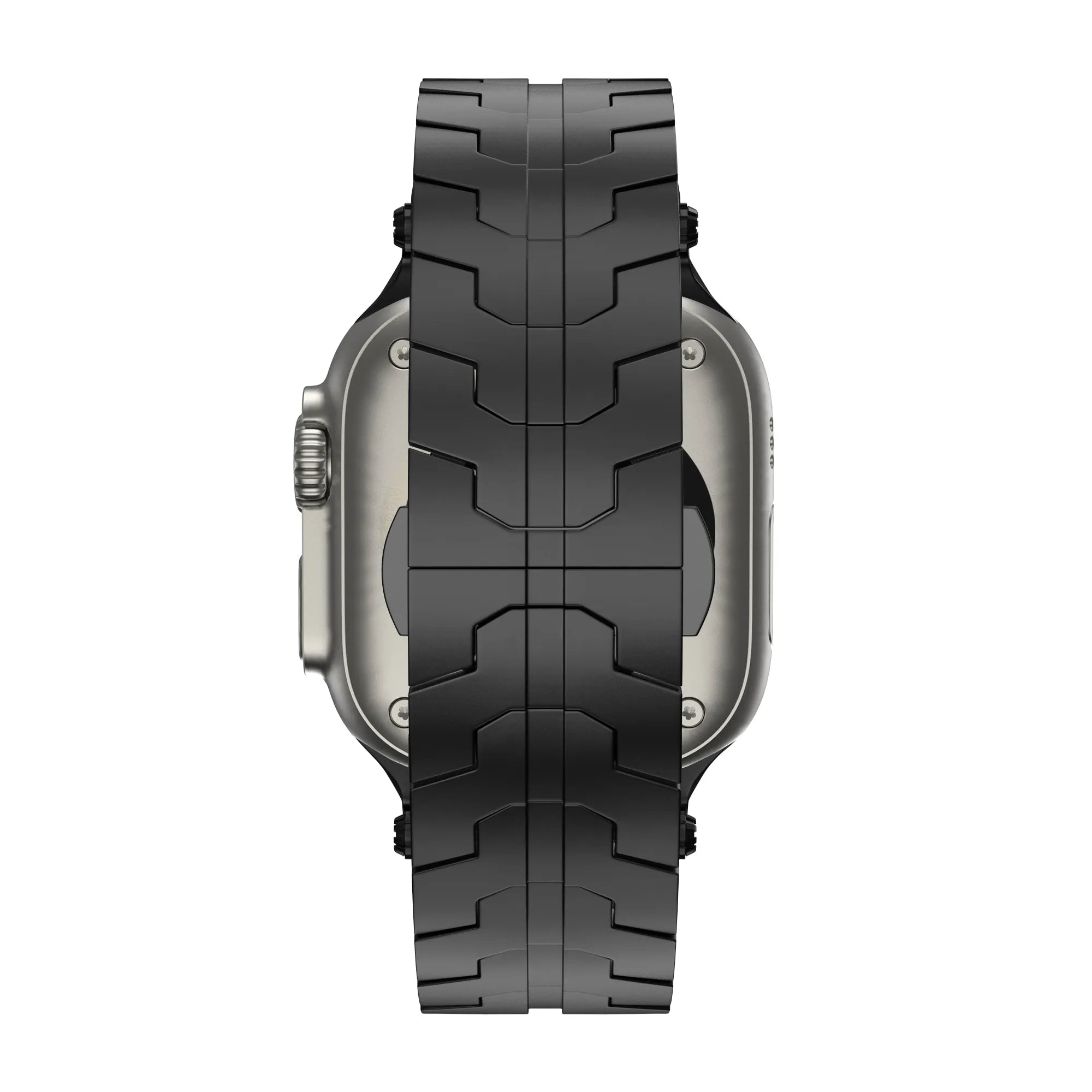Bandz Bracelet acier granulé 'Deluxe' Apple Watch (noir)