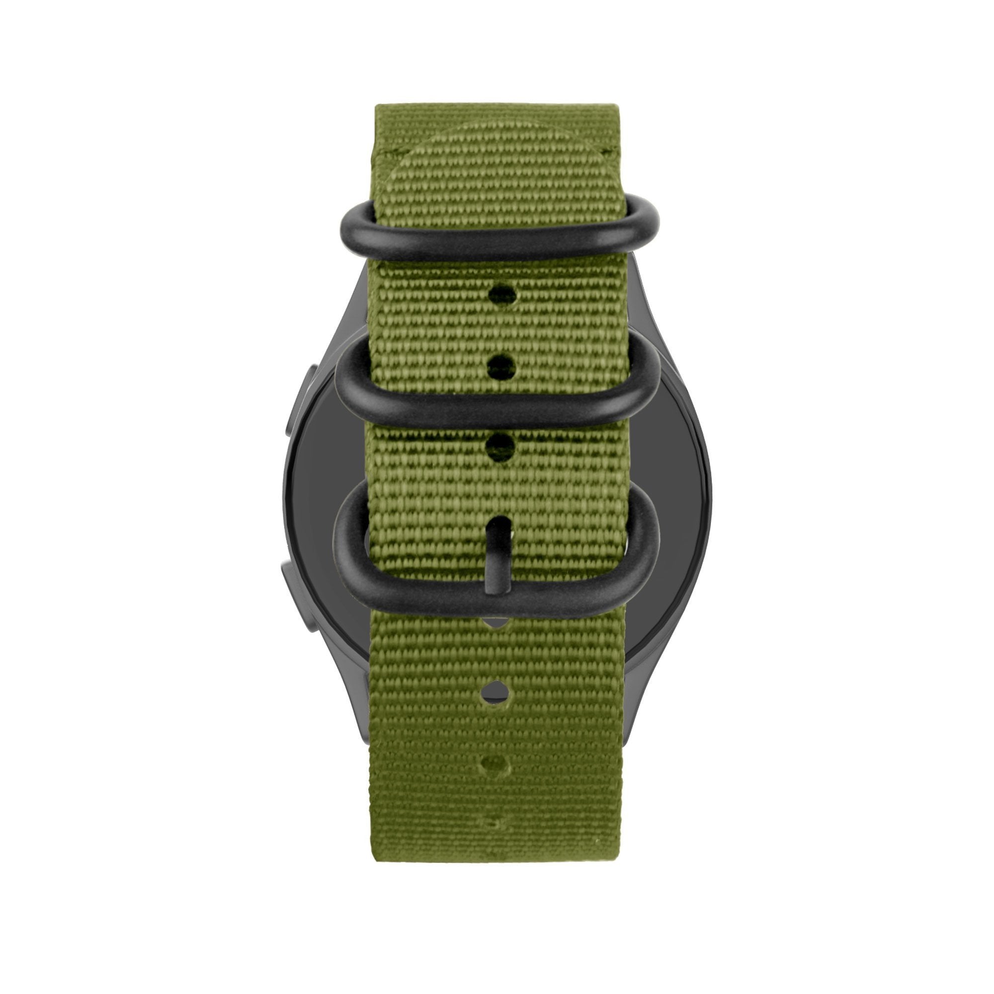 Bandz Bracelet nylon avec boucle Huawei Watch GT 5 Pro 46mm (verte)
