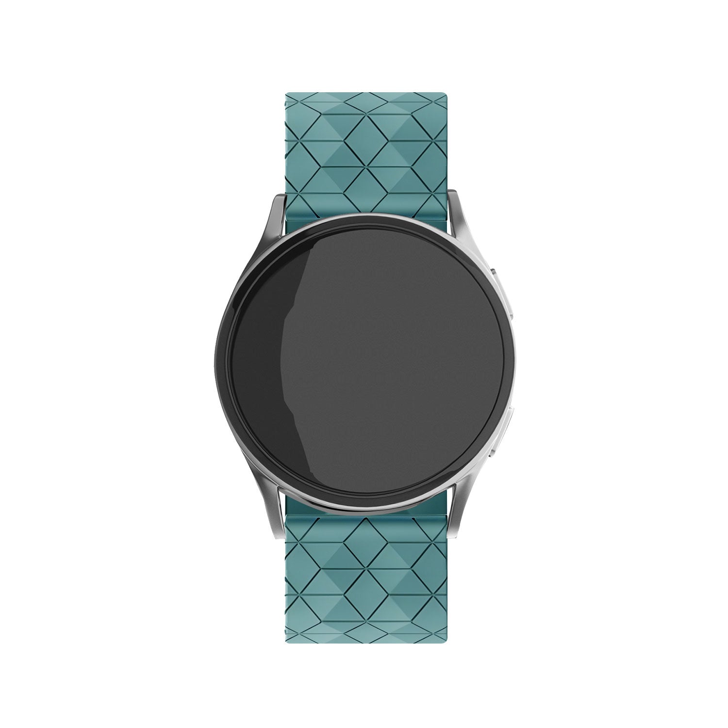 Bracelet silicone 'Hexa' Amazfit Active (bleu-vert)