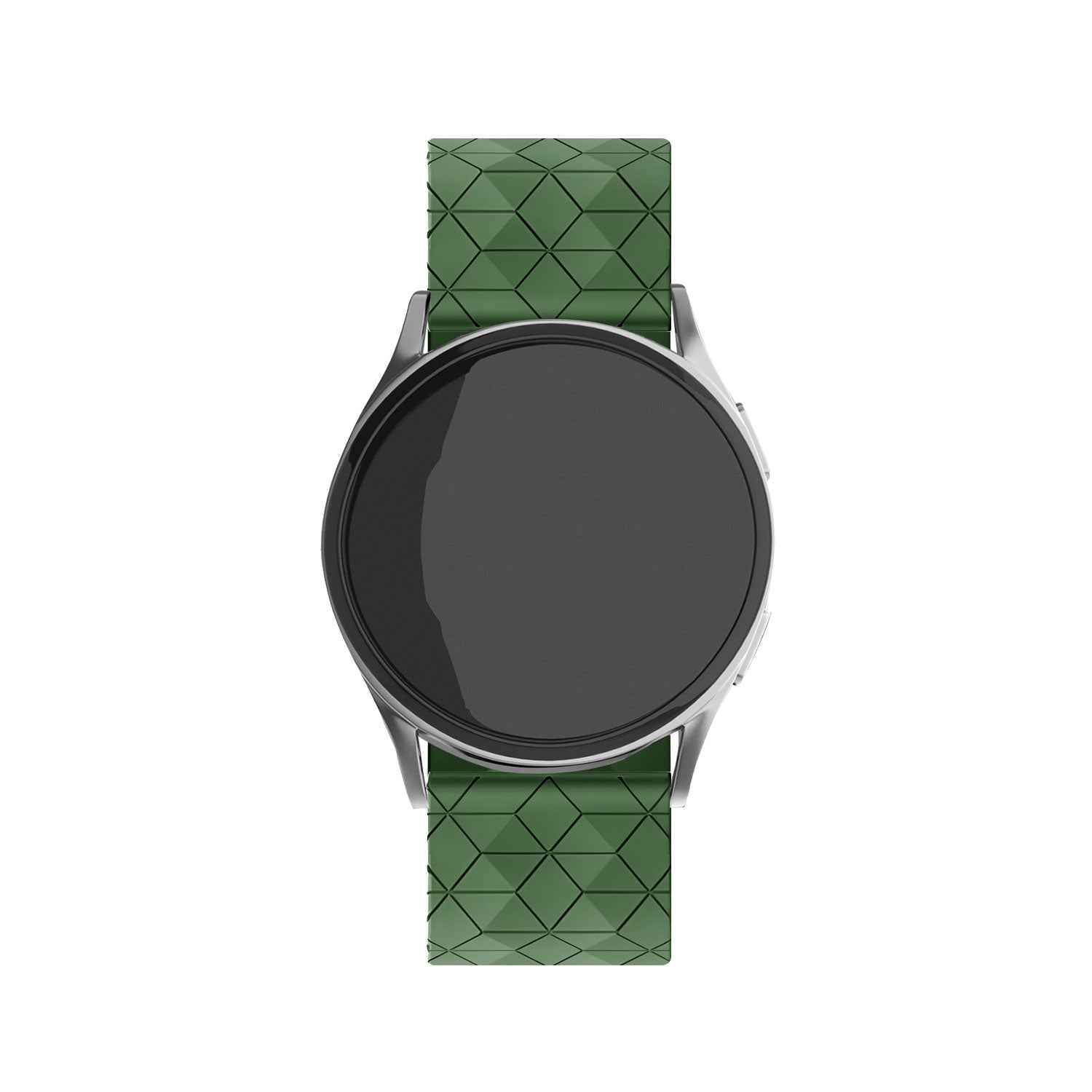 Bracelet silicone 'Hexa' Amazfit Bip 3 (Pro) (vert militaire)