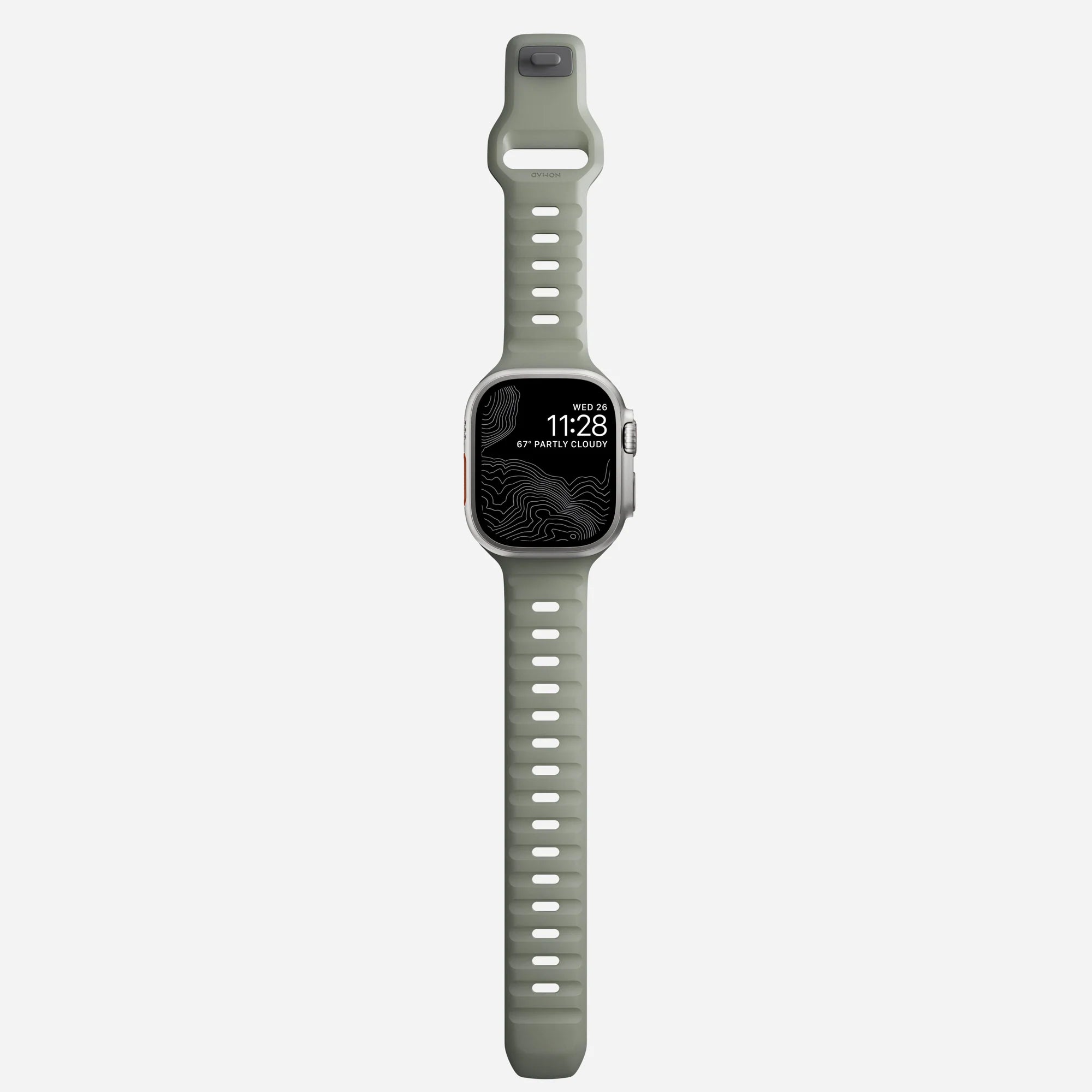 Nomad Bracelet silicone sport Apple Watch (Roche côtière)
