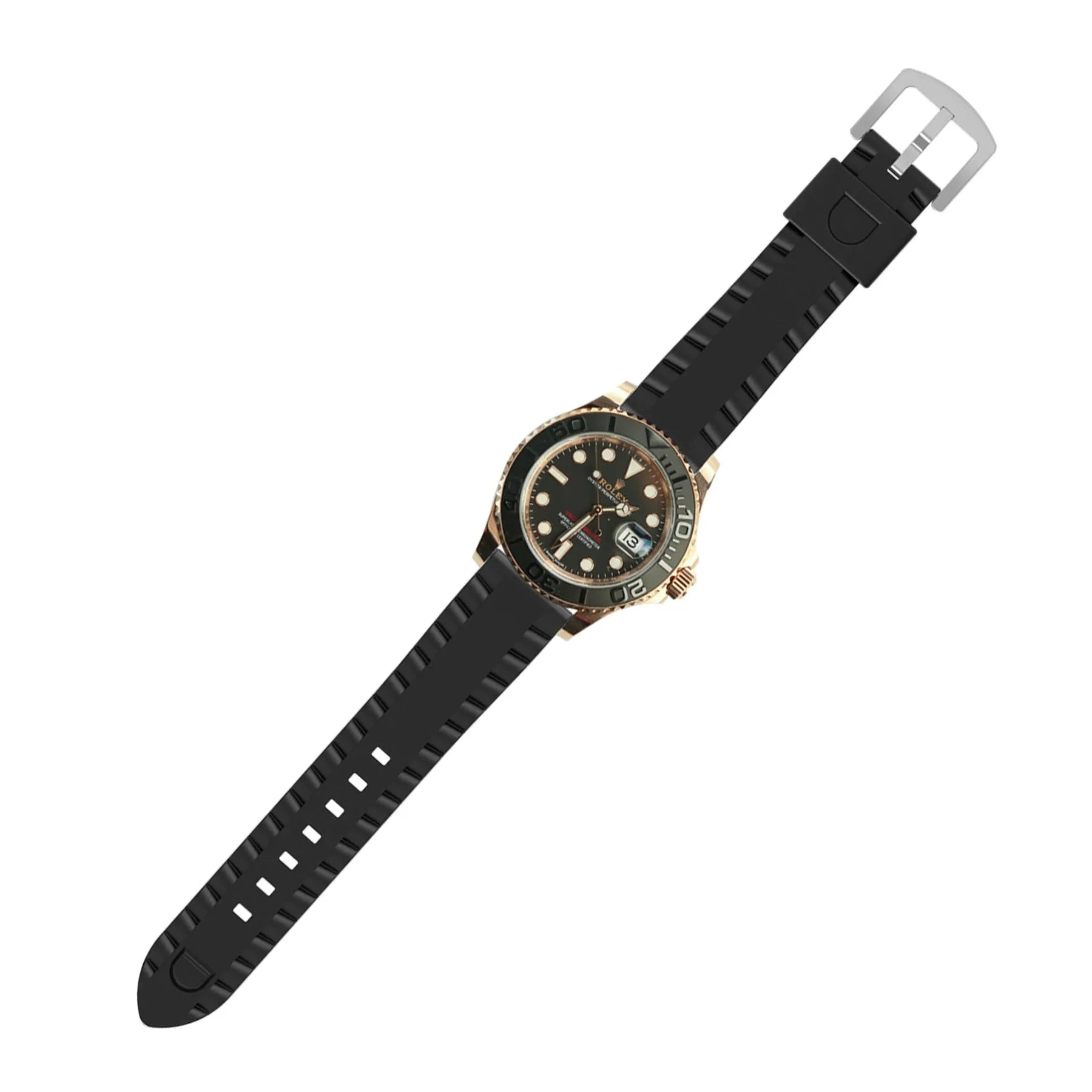Stahlgear Zeus Wave Silicone Strap (Black)
