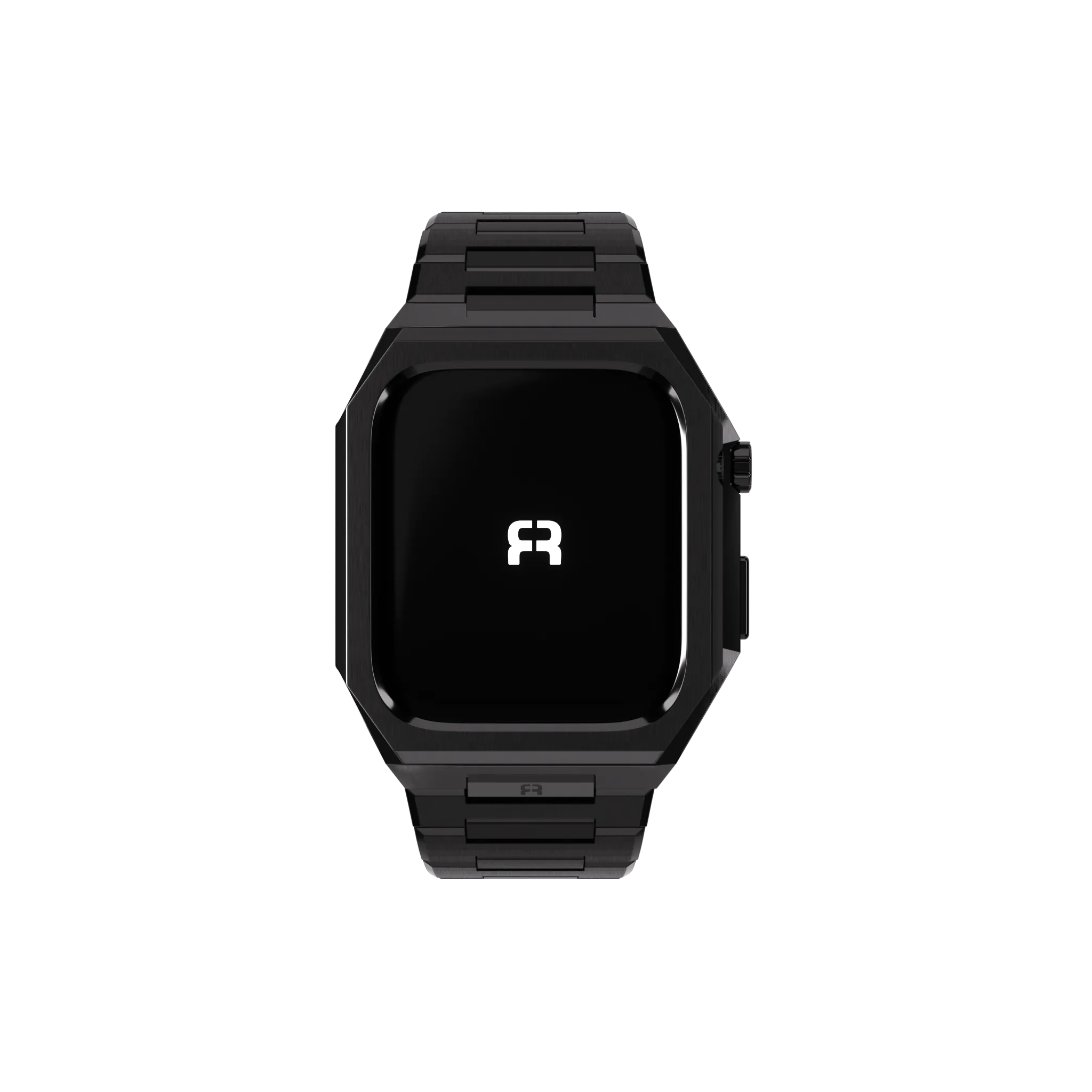 Reqior Boîtier avec bracelet en acier 'Nautilus' Apple Watch 45mm (noir)