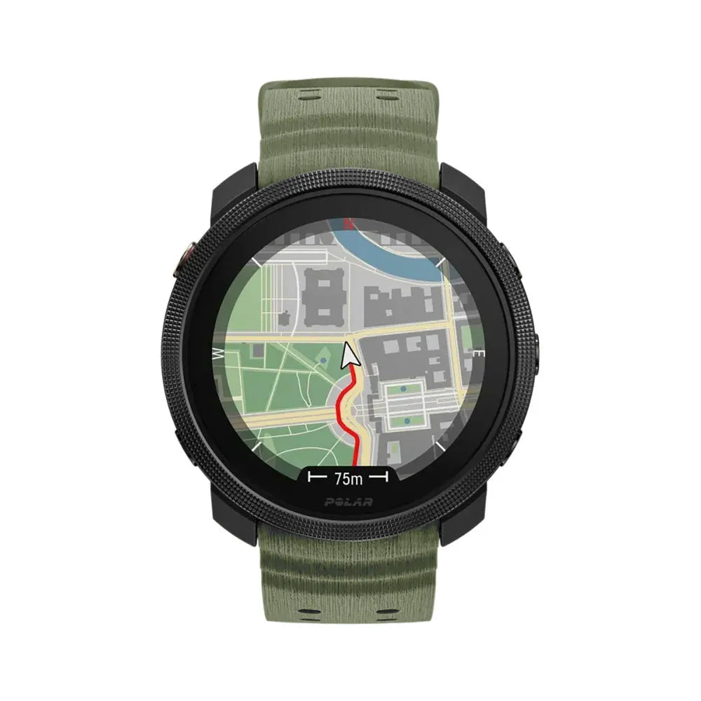 Bracelet silicone grain Polar Grit X Pro (vert armée)
