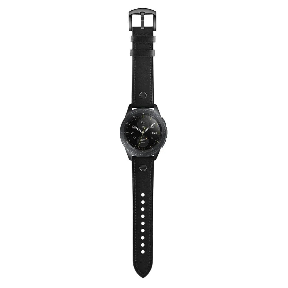 Bracelet cuir vissé Polar Vantage M3 (noir)