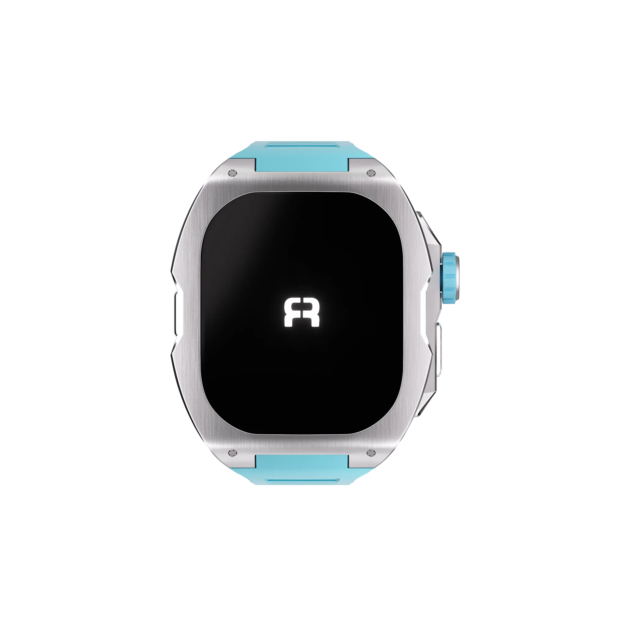 Reqior Boîtier avec bracelet en caoutchouc Apple Watch Ultra (bleu)