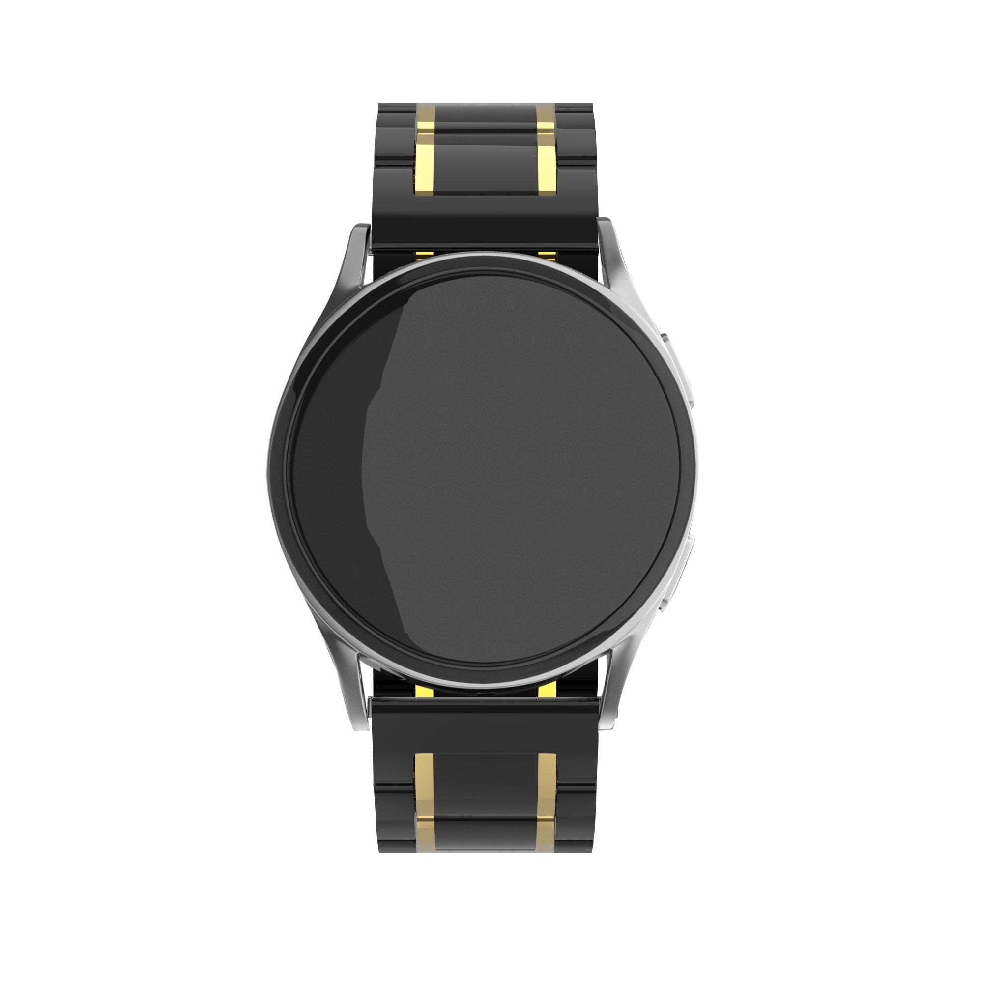 Bracelet en céramique avec maillons Samsung Galaxy Watch 4 Classic 46mm (noir/doré)