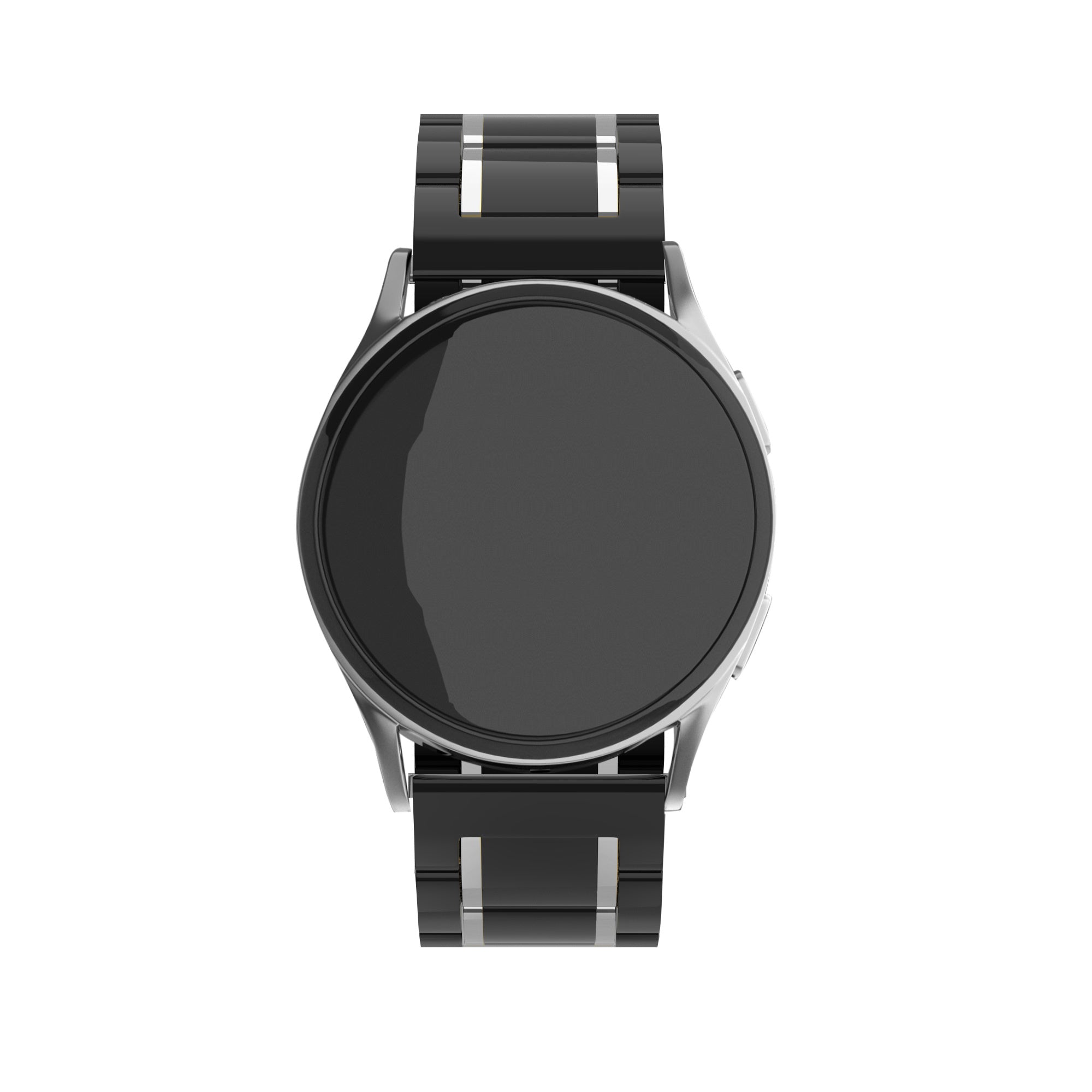 Bracelet acier céramique Huawei Watch GT 2 Pro (noir/argent)