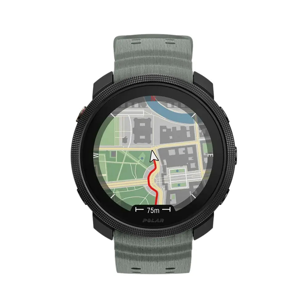 Bracelet silicone grain Polar Vantage V3 (gris foncé)