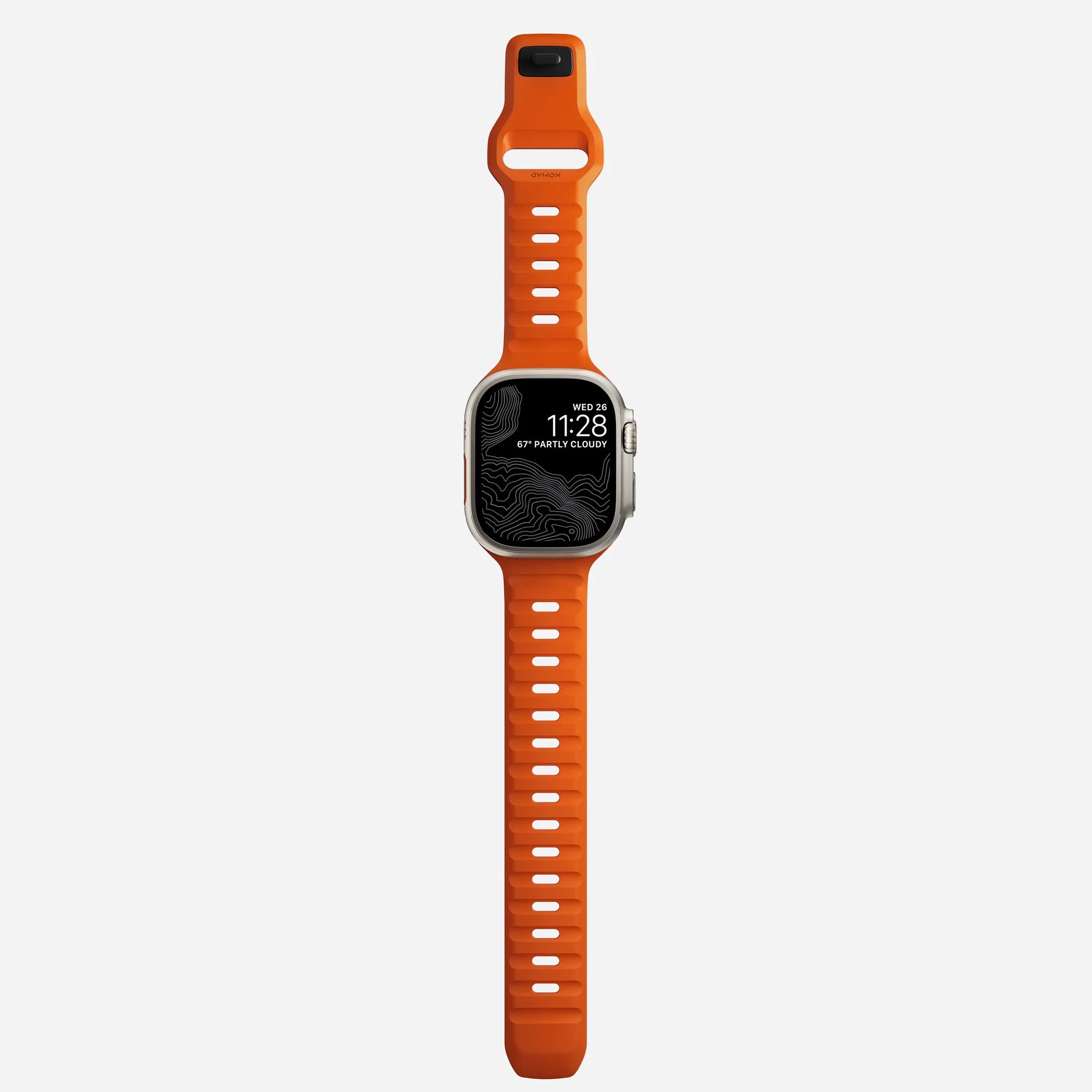 Nomad Bracelet silicone sport Apple Watch (ultra orange)