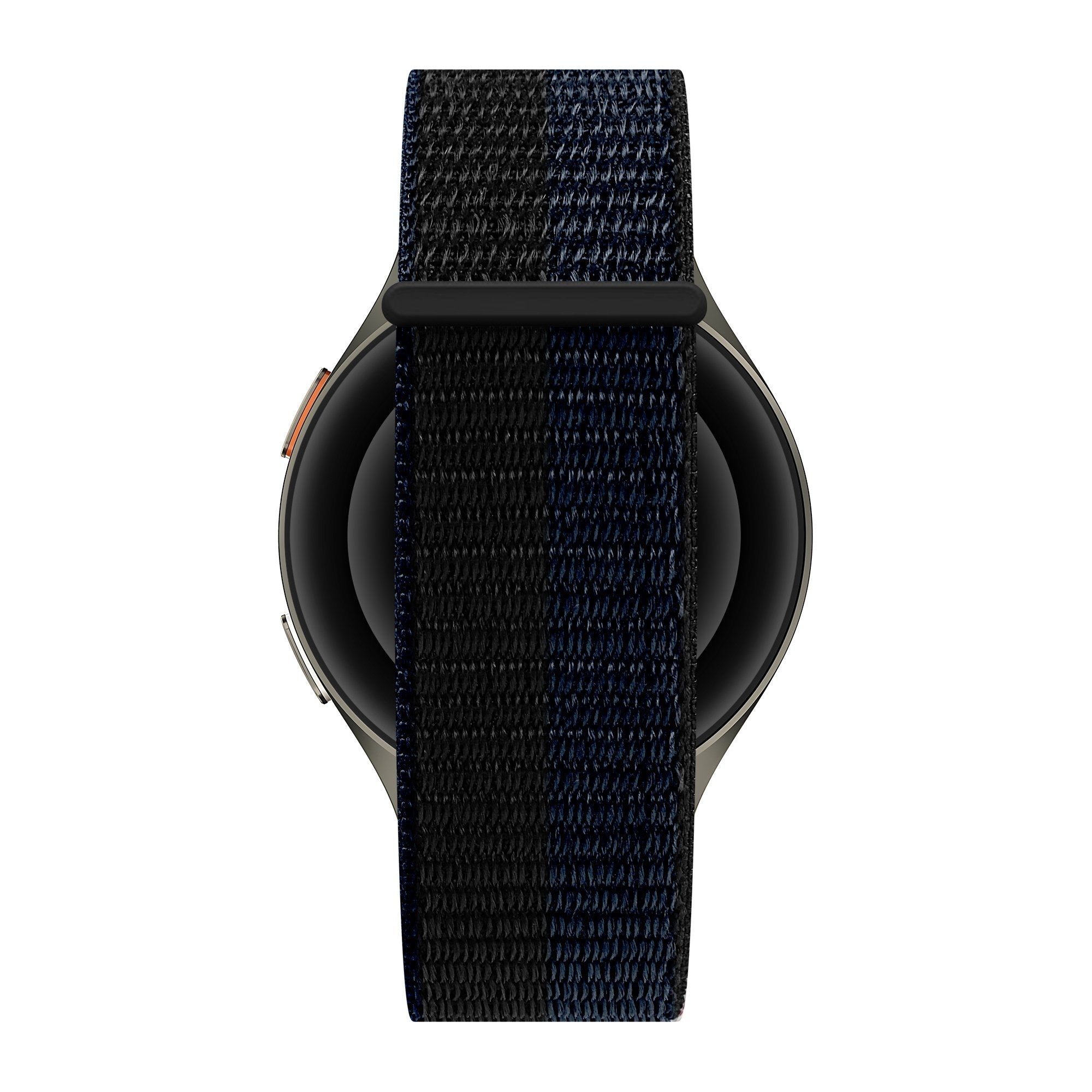 Bandz Bracelet nylon 'Easy Fit' Samsung Galaxy Watch Active (noir/bleu)