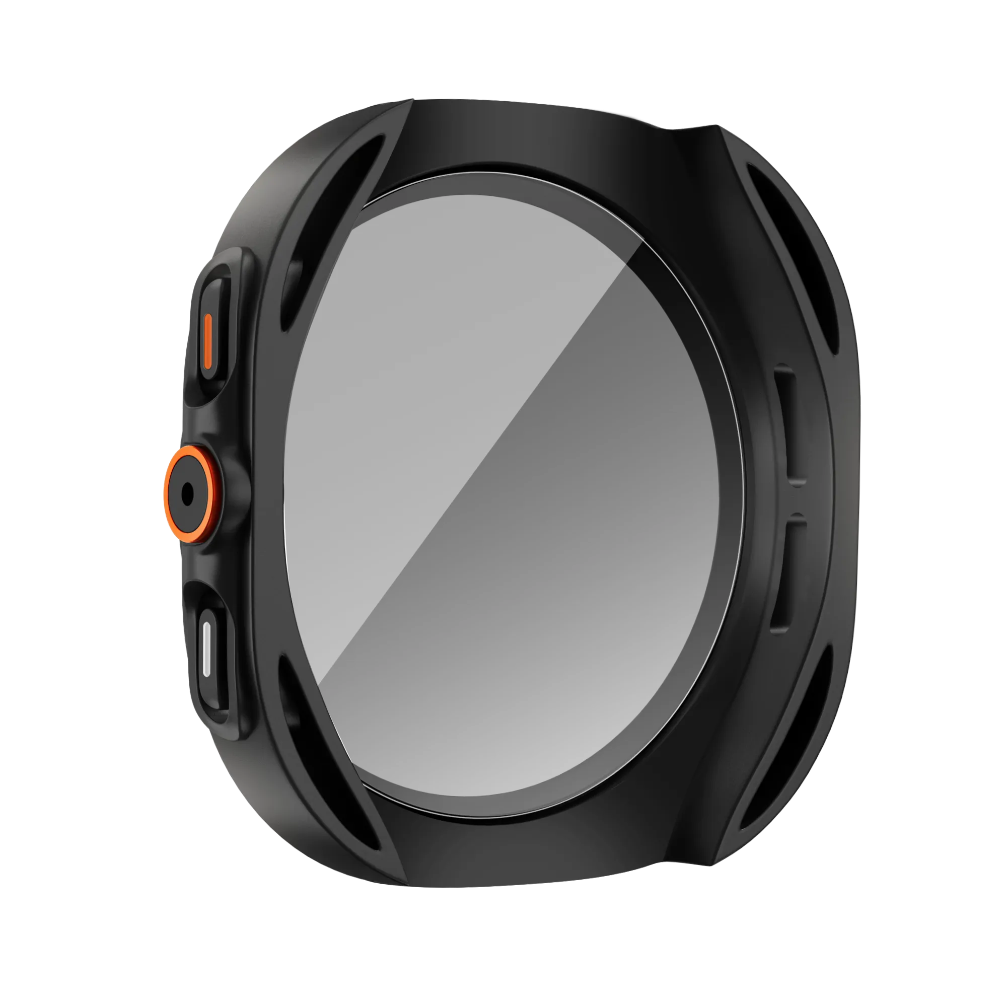 Bandz Coque de PC carrée avec verre Samsung Galaxy Watch 7 - 44 mm (noir)