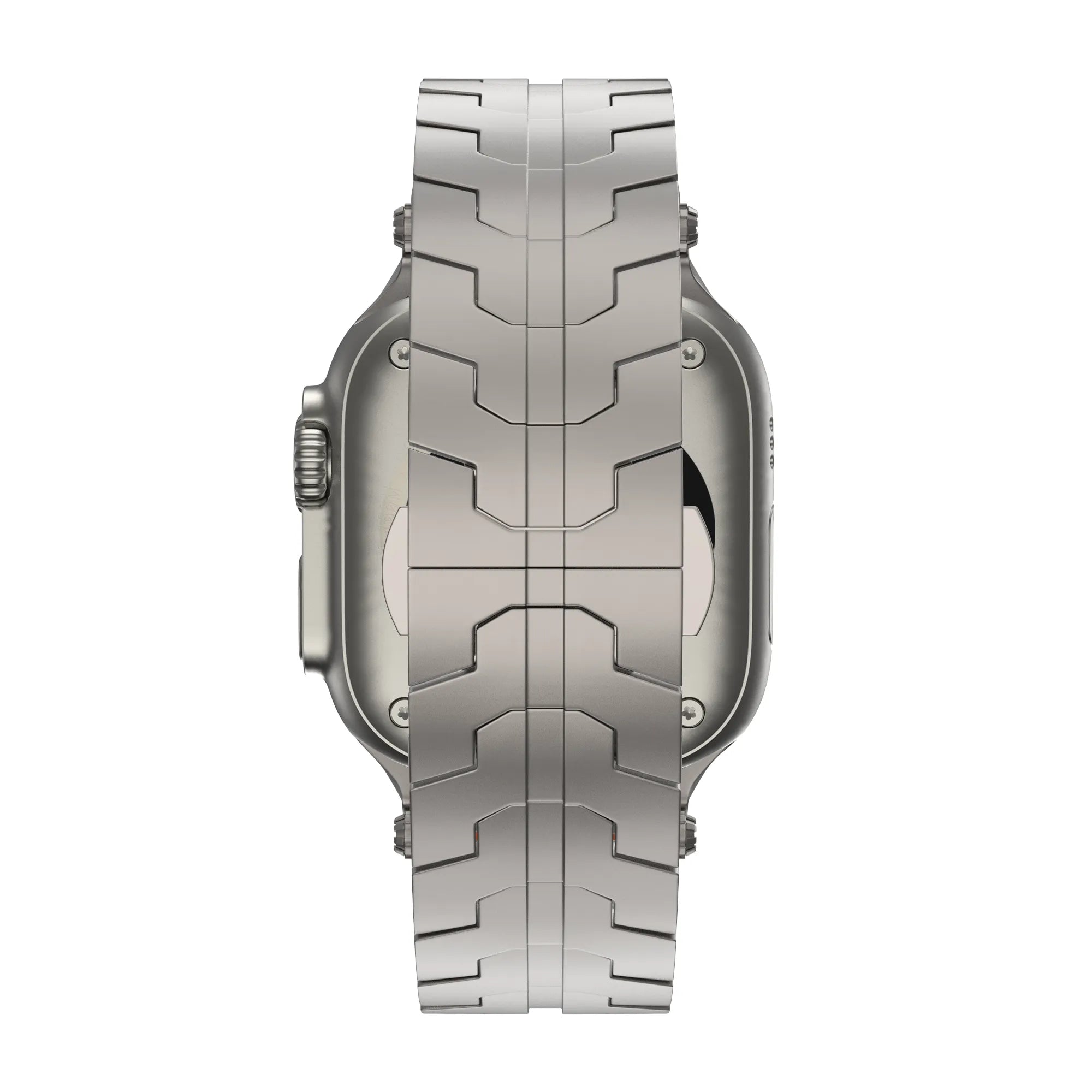 Bandz Apple Watch Metal Grain Strap 'Deluxe' (Titanium)