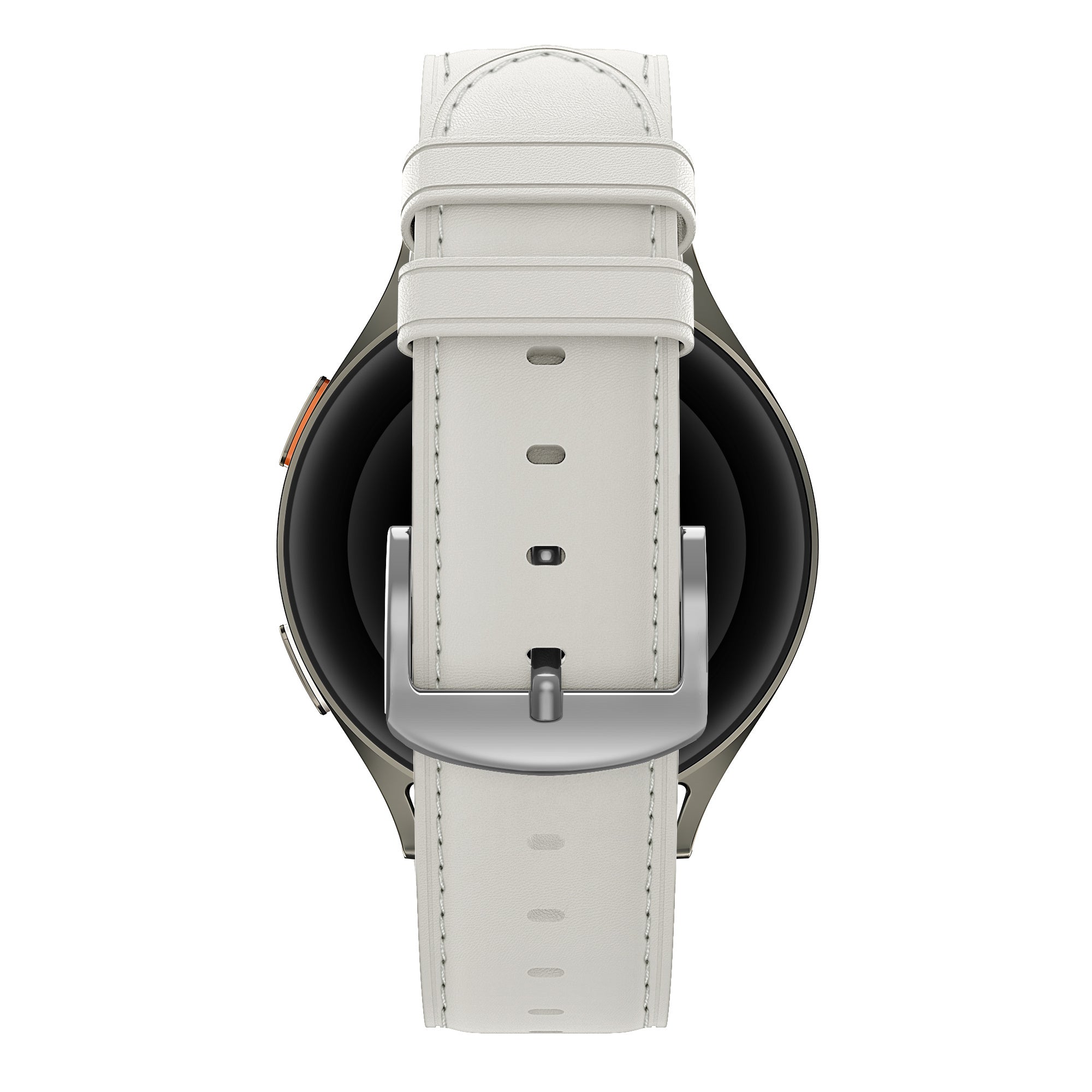 Bandz Bracelet cuir 'Easy Fit' Huawei Watch GT 5 Pro - 42mm (blanc)