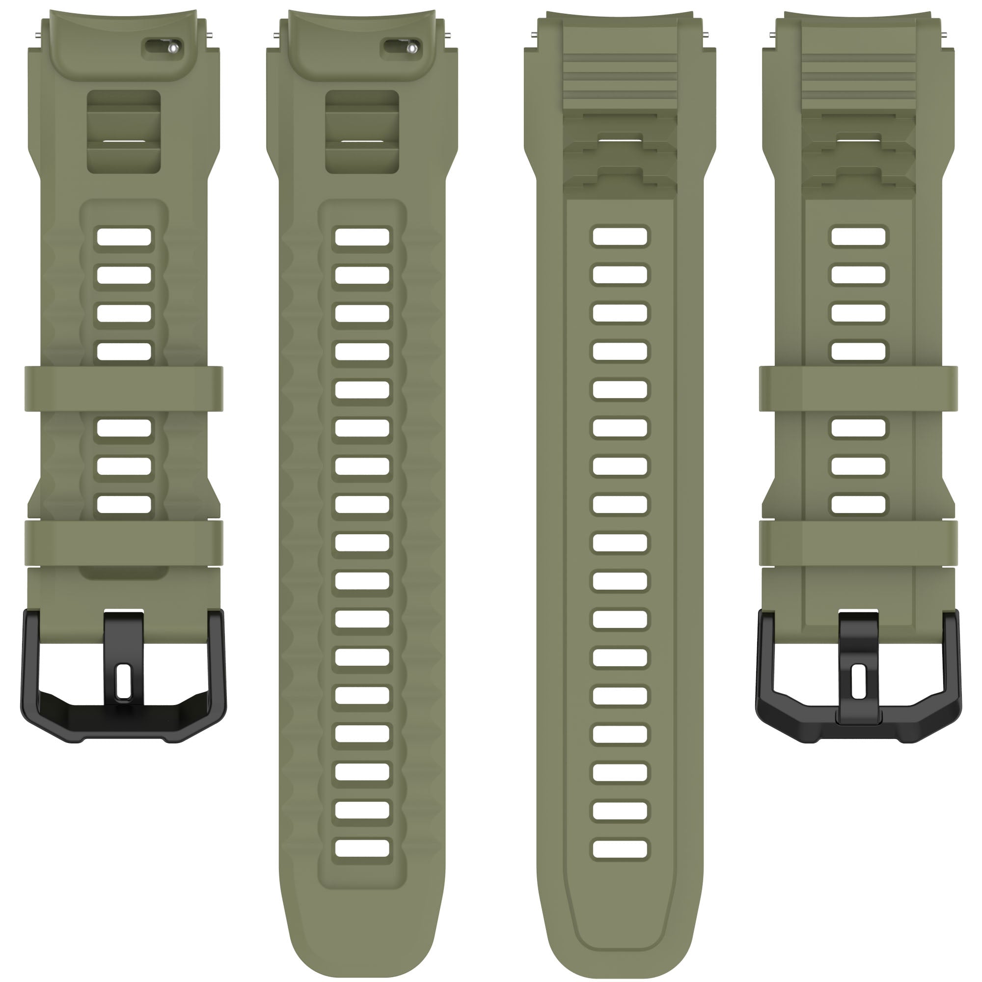 Bracelet silicone Amazfit T-Rex 3 Pro - 48mm (vert foncé)