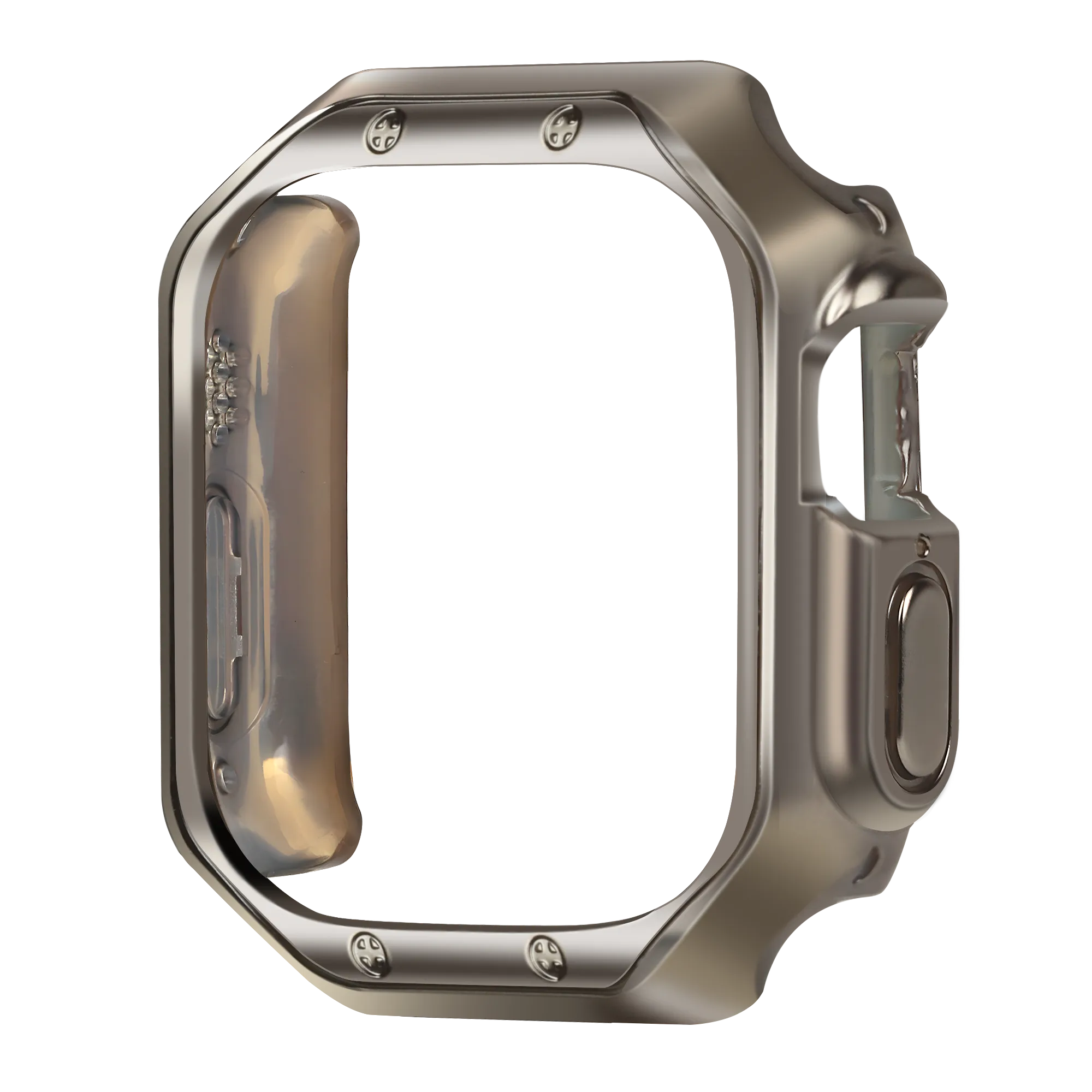 Bandz Coque TPU galvanisé Apple Watch Ultra - 49mm (titane)