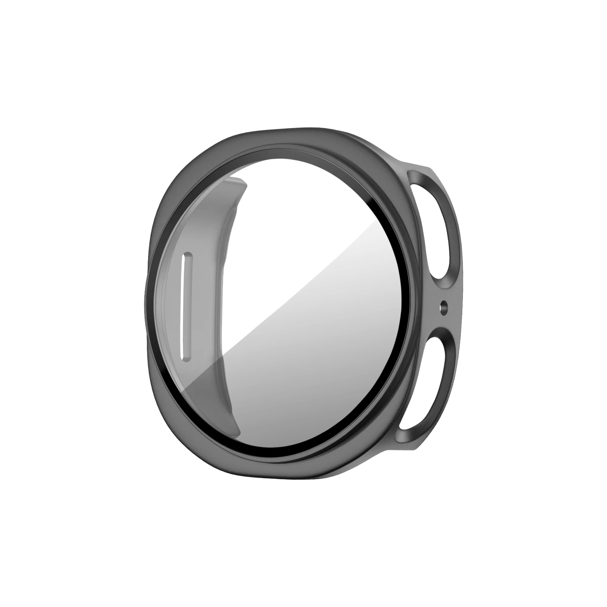 Bandz Coque PC avec verre Samsung Galaxy Watch 8 - 44mm (gris titane)